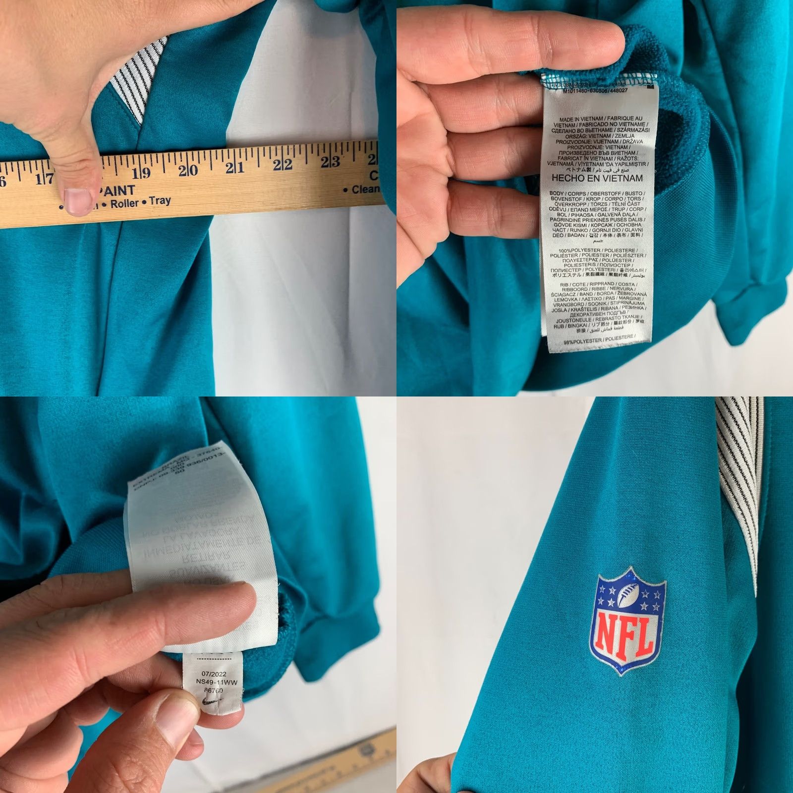 Nike Nike Jacksonville Jaguars NFL Therma-FIT On-Field Pullover Hoodie Mens Med Teal Size US M / EU 48-50 / 2 - 8 Thumbnail