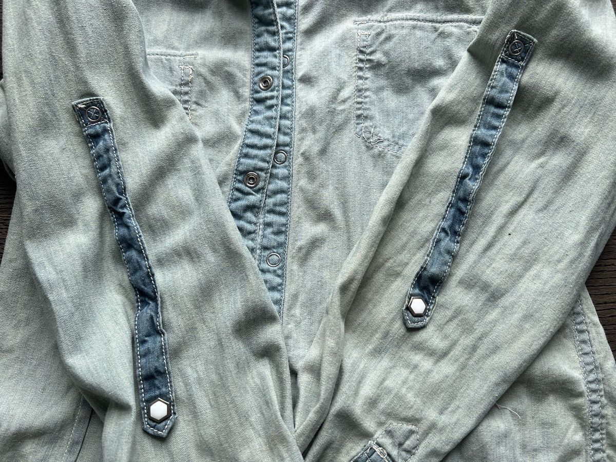 Japanese Brand × Tornado Mart Zero by Tornado Mart Denim Chambray Shirt Size US S / EU 44-46 / 1 - 6 Thumbnail