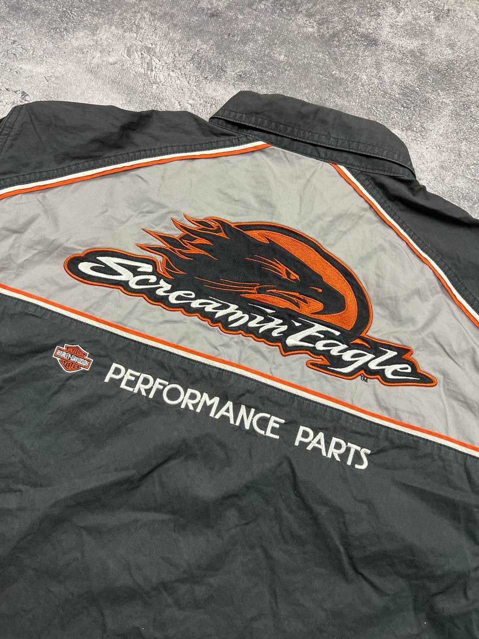 Harley Davidson Vinatge Harley Davidson Long Sleeve Button Up Shirt Racing Size US XL / EU 56 / 4 - 9 Thumbnail