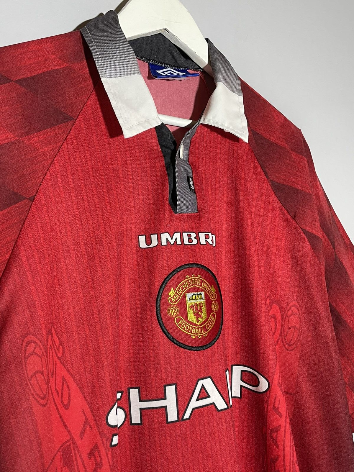 Umbro × Vintage Manchester United Umbro Vintage 1996/97 Home Football Shirt Size US XXL / EU 58 / 5 - 3 Thumbnail