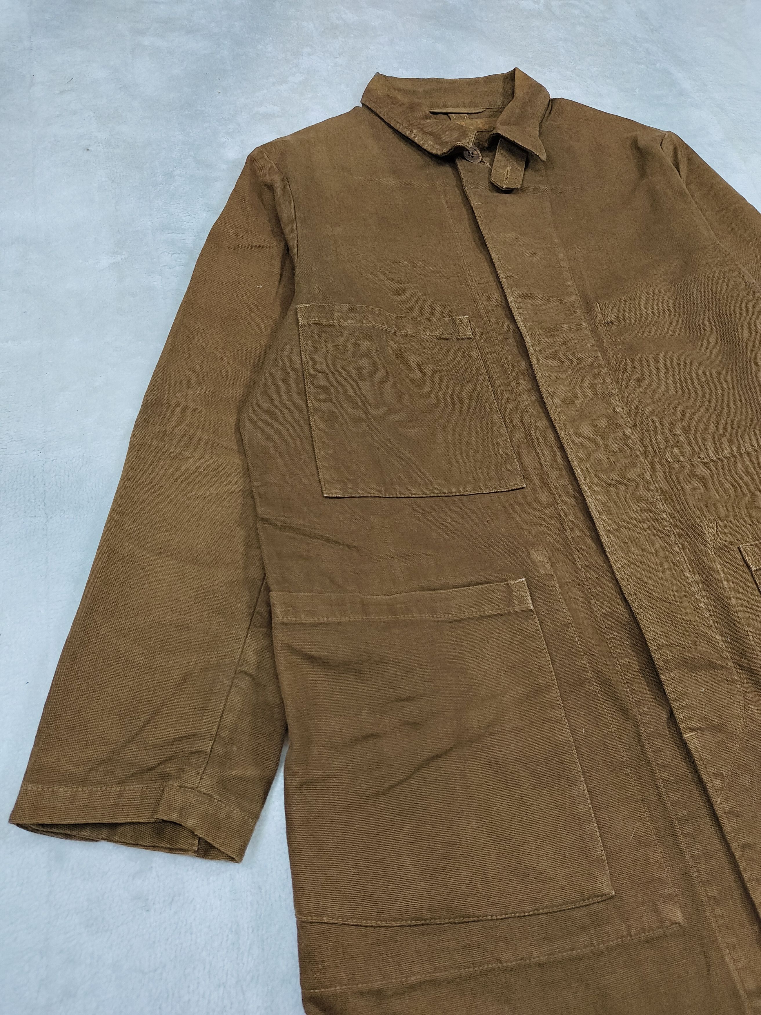 45rpm 90s 45RPM- Minimal Atelier Canvas Work Coat Jacket Size US M / EU 48-50 / 2 - 4 Thumbnail