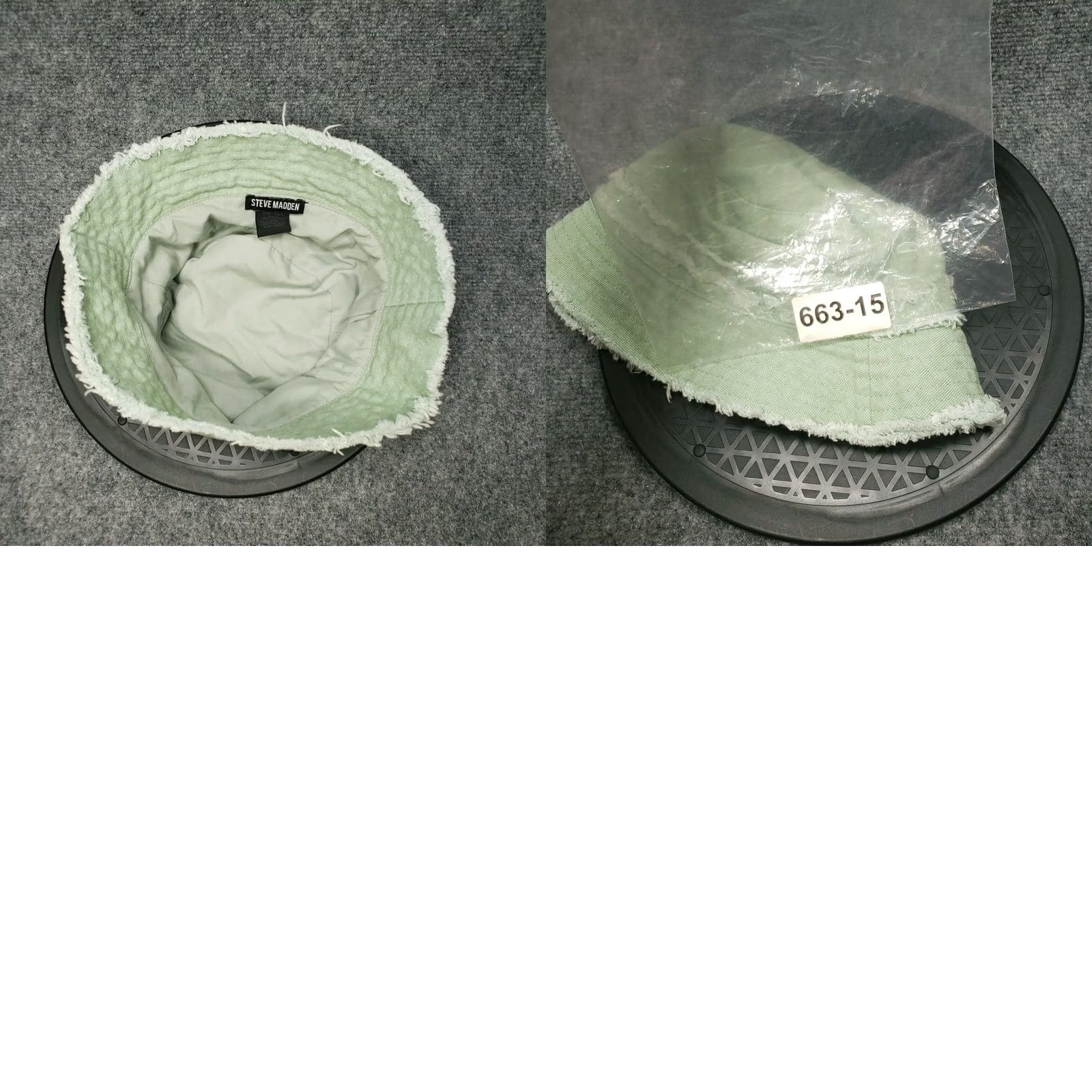 Steve Madden Steve Madden Bucket Hat Womens One Size Green Fringe Trim Lined Casual Size ONE SIZE - 8 Thumbnail