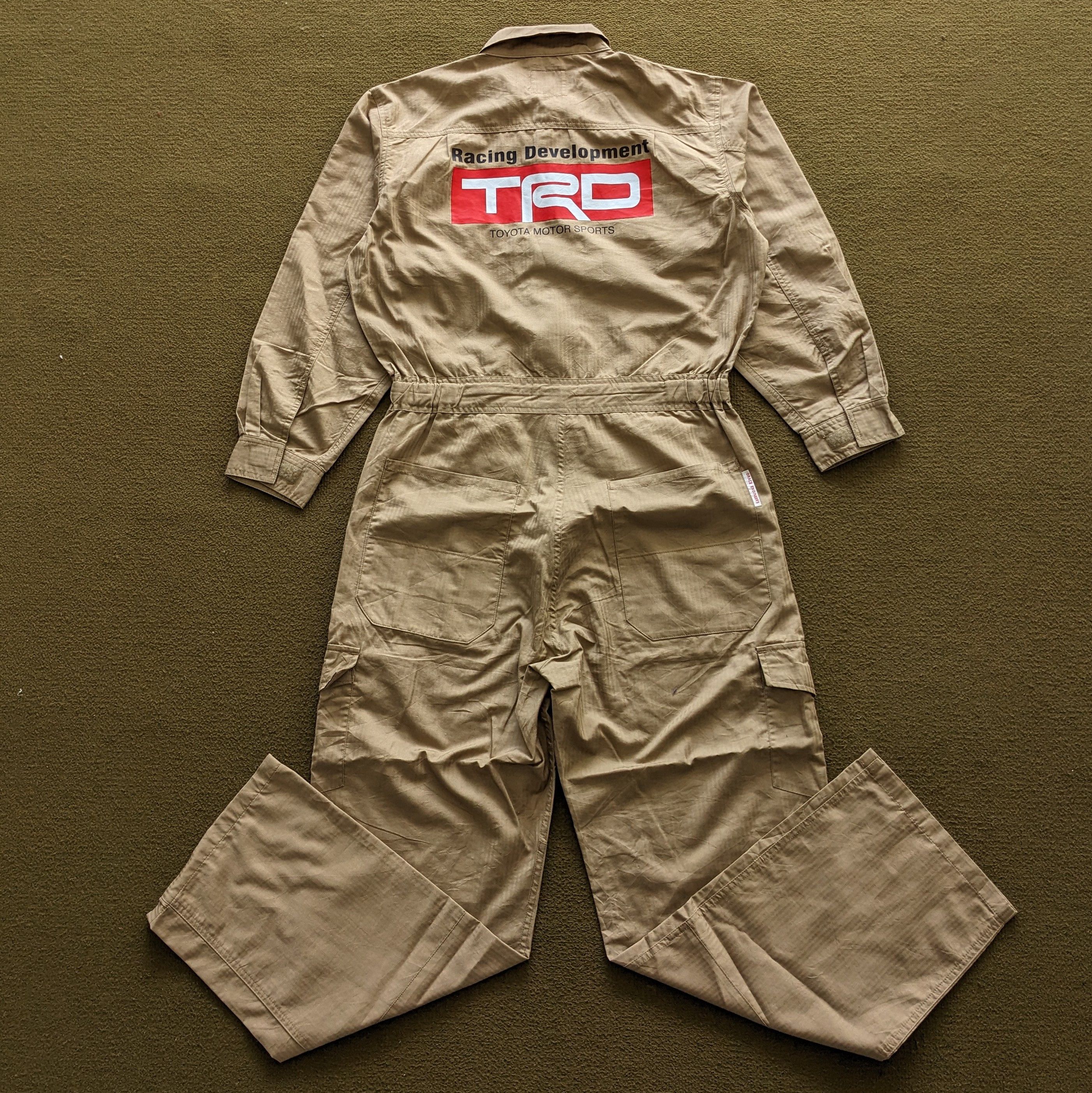 Vintage Vintage TRD TOYOTA Racing Coverall Workwear Custom Jacket Size US S / EU 44-46 / 1 - 1 Thumbnail