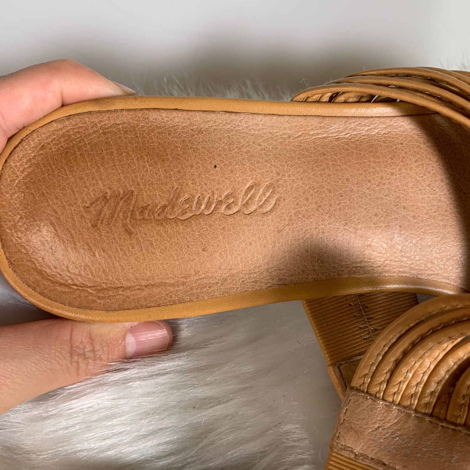 Madewell Madewell Meg Strappy Leather Slide Sandals Size 9.5 Size US 9.5 / EU 42-43 - 3 Thumbnail