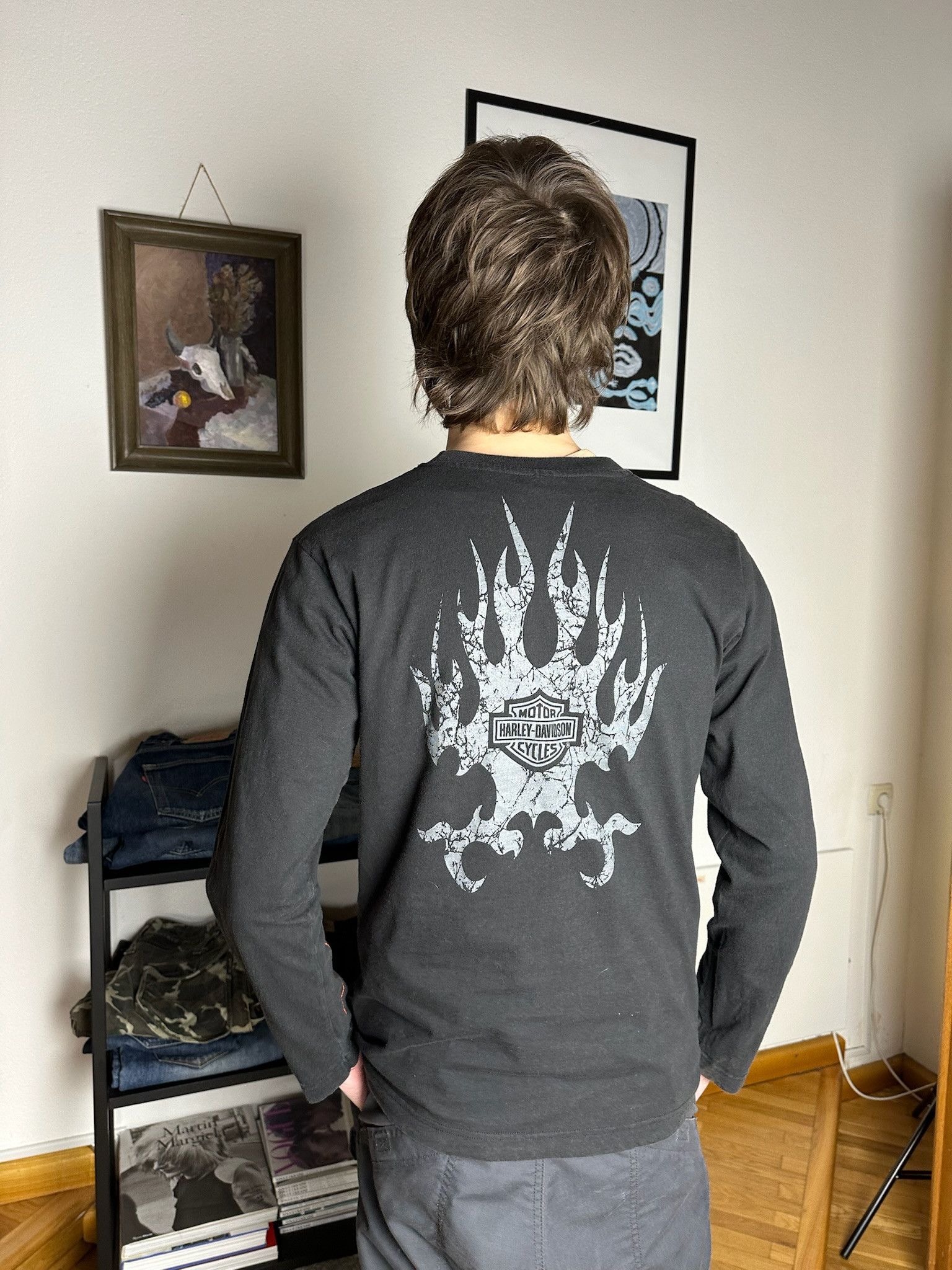Harley Davidson Harley Davidson Longsleeve Tee flame Size US M / EU 48-50 / 2 - 9 Thumbnail