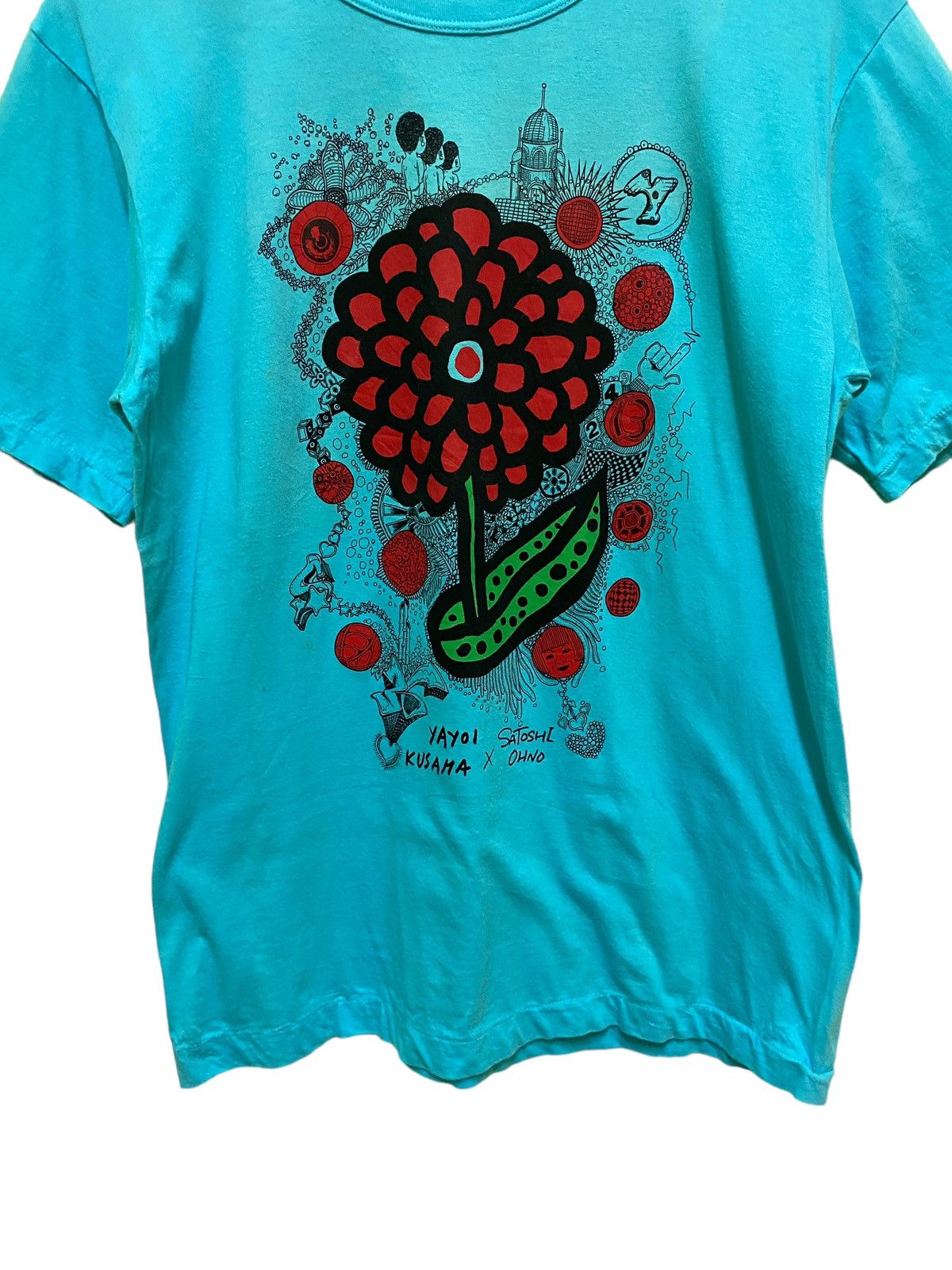 Japanese Brand Yayoi Kusama × Satoshi Ohno x 24 Hour Television T Shirt Size US S / EU 44-46 / 1 - 7 Thumbnail