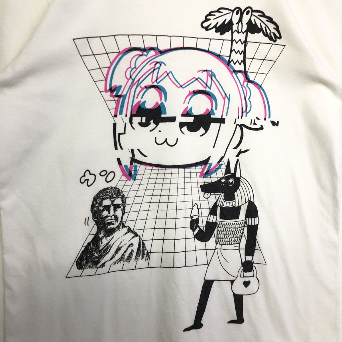 Anime Pop Team Epic X Cospa Anime Kusowave Graphic Tshirt Size US L / EU 52-54 / 3 - 3 Thumbnail