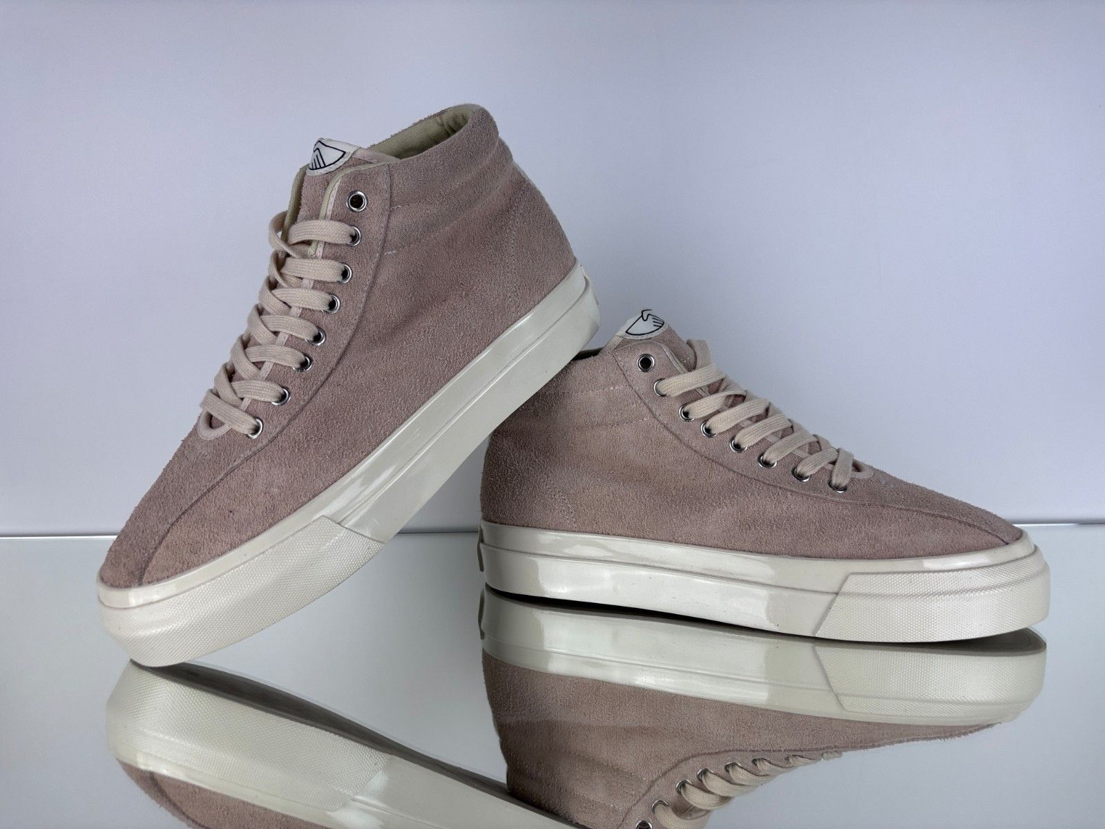 Stepney Workers Club Stepney Workers Club SWC Suede High Sneakers Pink Shoes US 9 Size US 9 / EU 42 - 3 Thumbnail