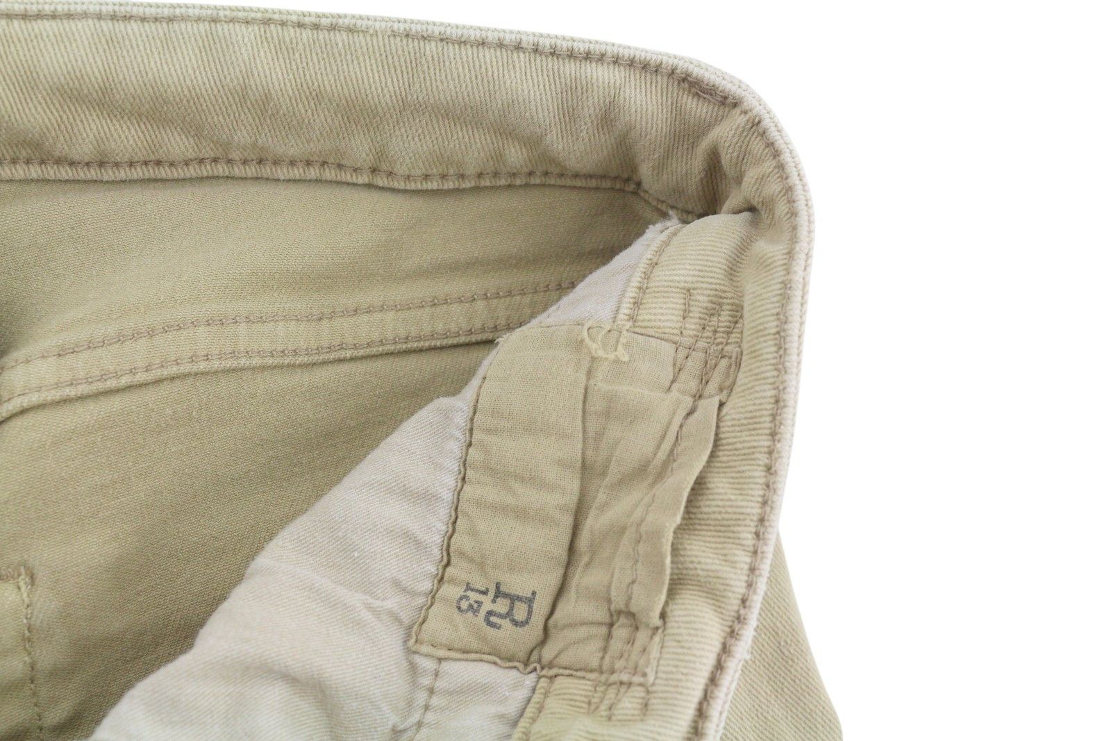 R13 BOY STRAIGHT 27 Khaki Stretch Cropped Jeans 89844 Size 27" / US 4 / IT 40 - 15 Thumbnail