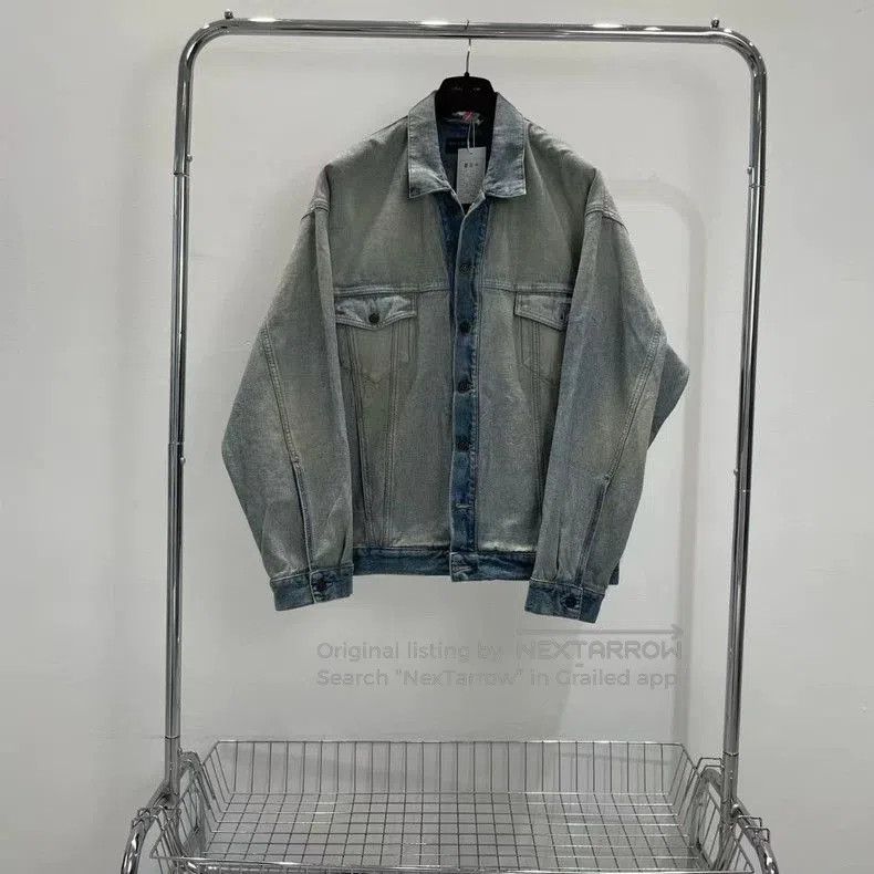 Balenciaga Washed Distressed Jacket.