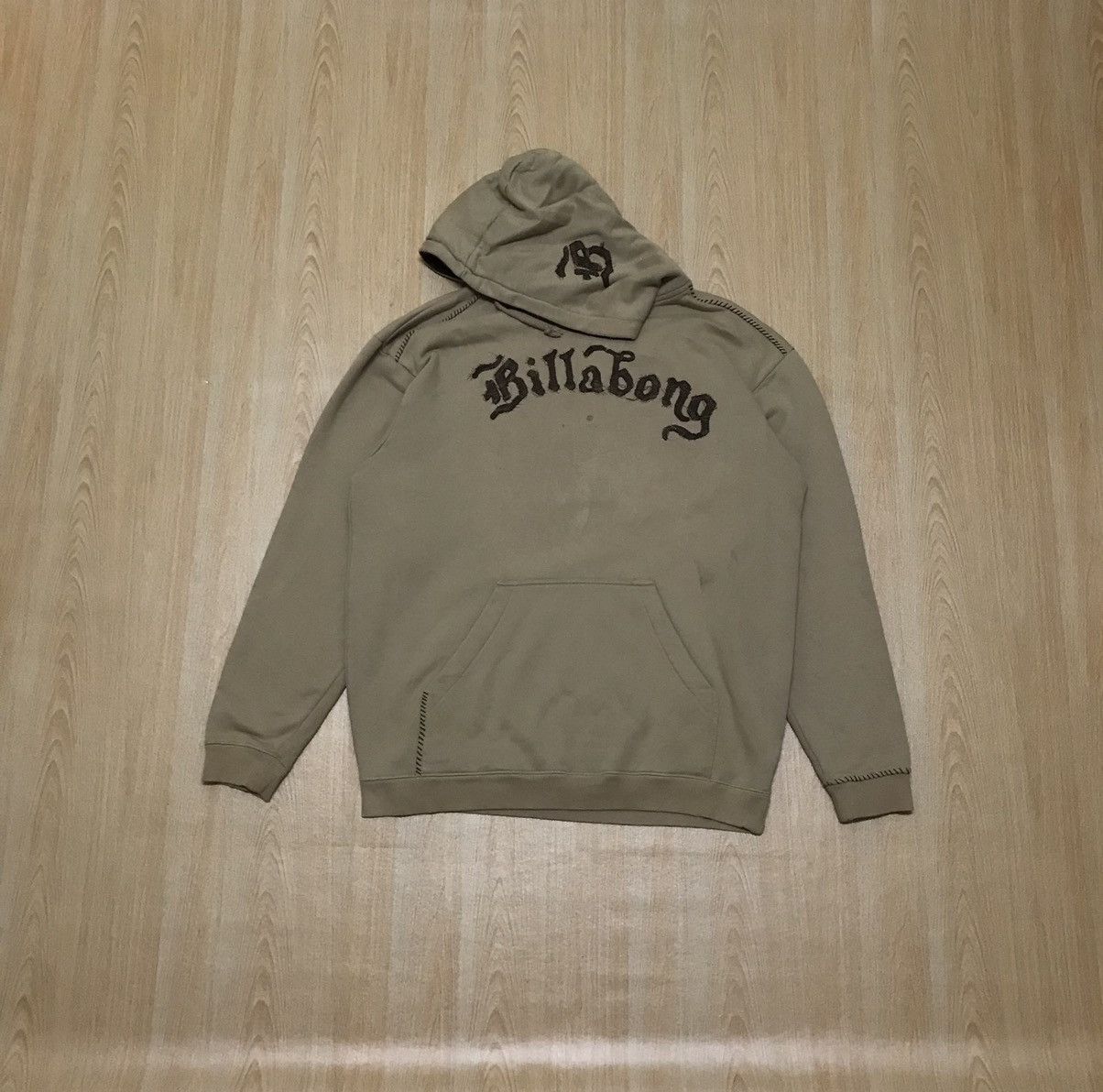 Vintage Billabong Hoodie Sweatshirt Big Spellout