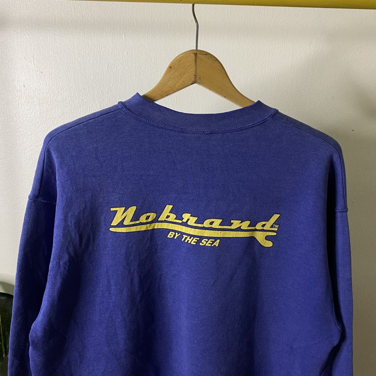 Vintage 1990s No Brand By The Sea Surf Sweatshirt Size US L / EU 52-54 / 3 - 2 Thumbnail