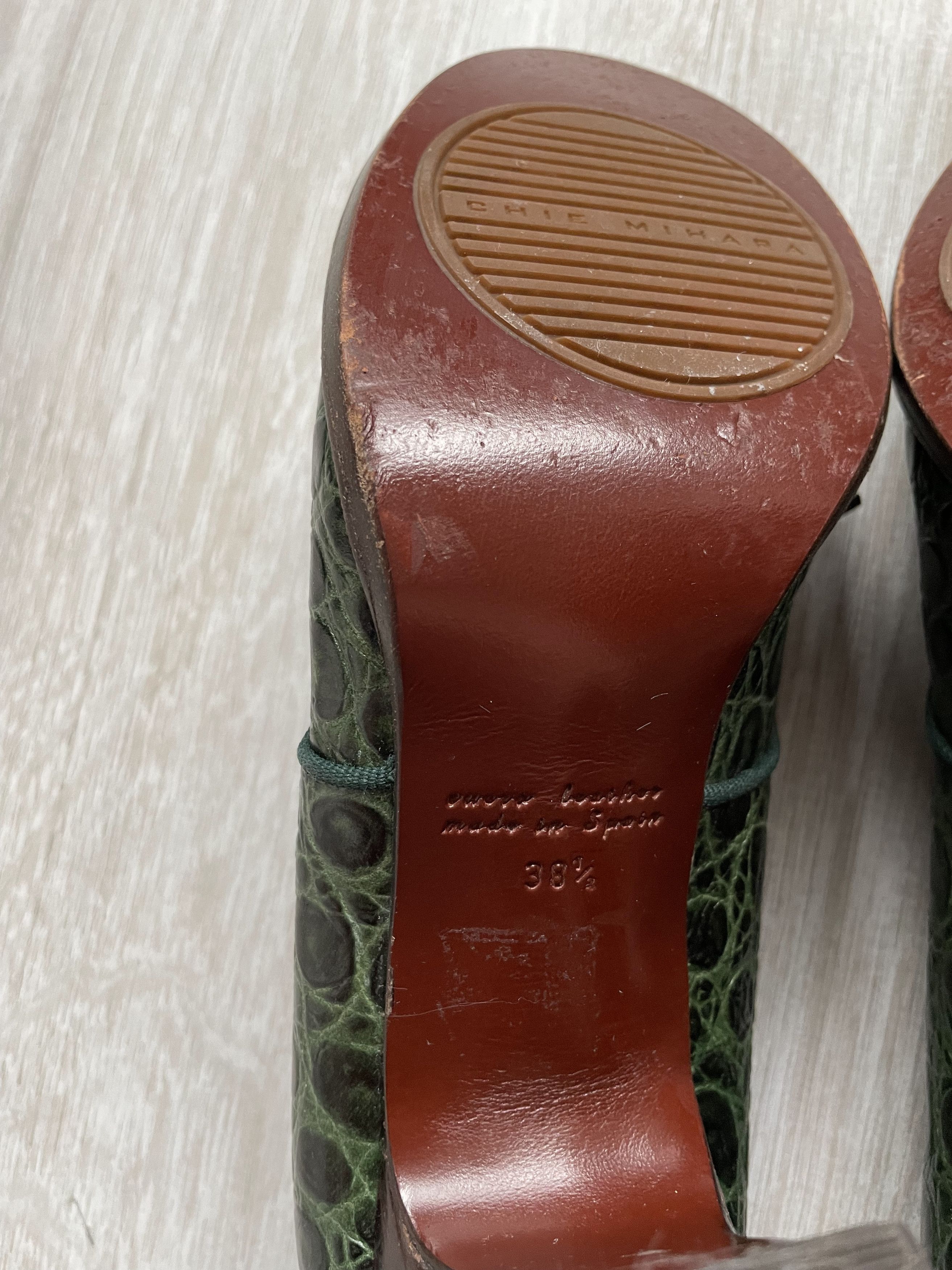 Vintage Chie Mihara Depoi in Emerald Green Size US 8.5 / IT 38.5 - 6 Thumbnail