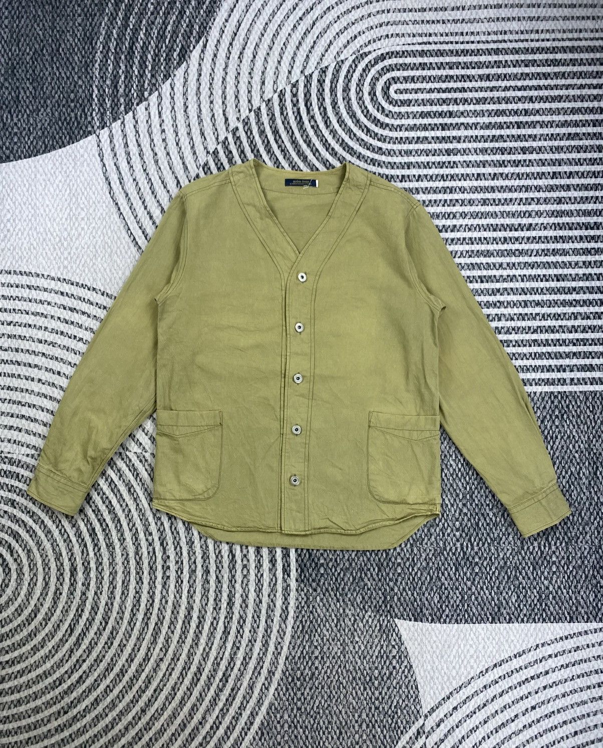Vintage Urban Research Modern Design V-Neck Jacket