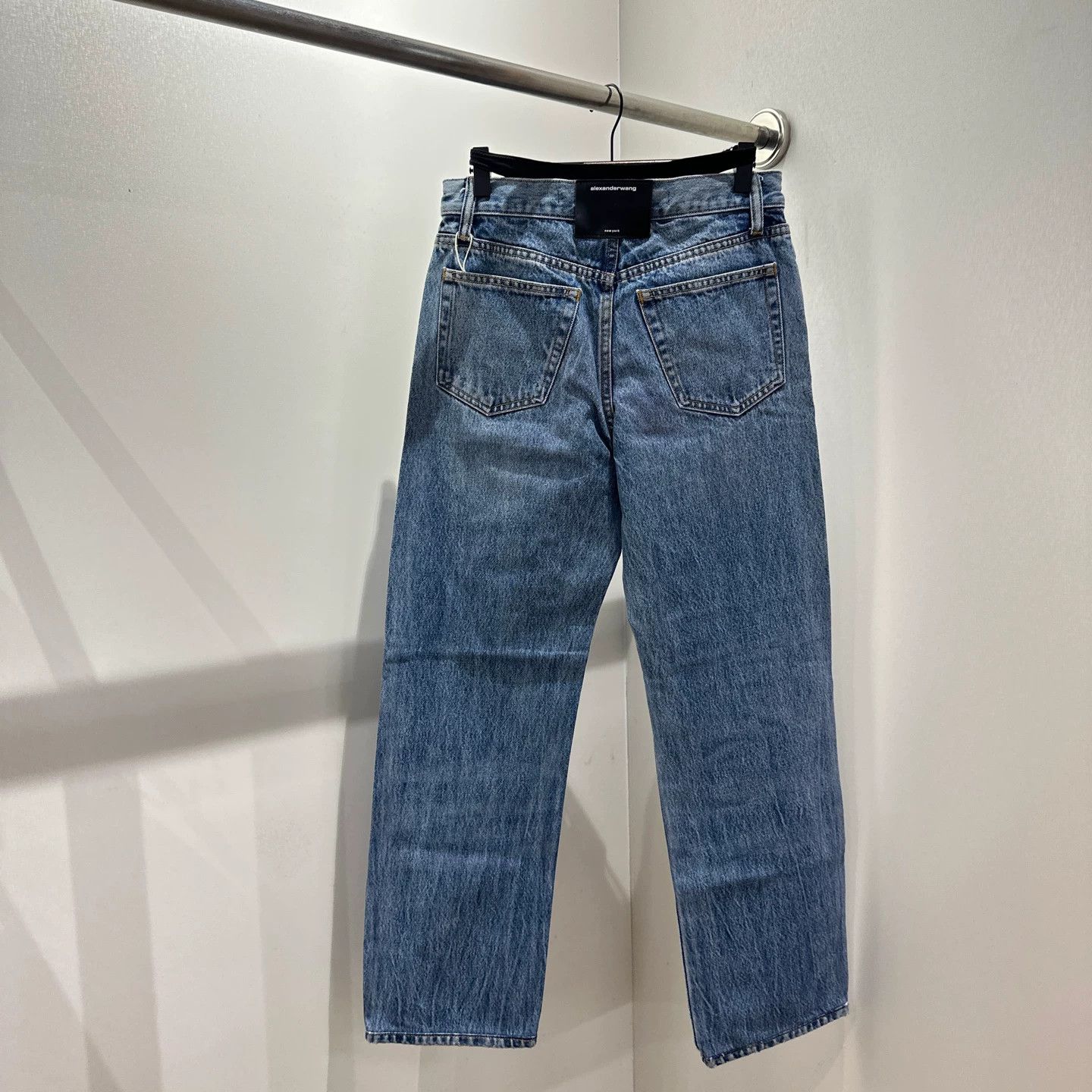 Alexander Wang Alexander Wang may396 CrystalLetter Jean 24 Cotton Size 24" / US 00 / IT 34 - 2 Thumbnail