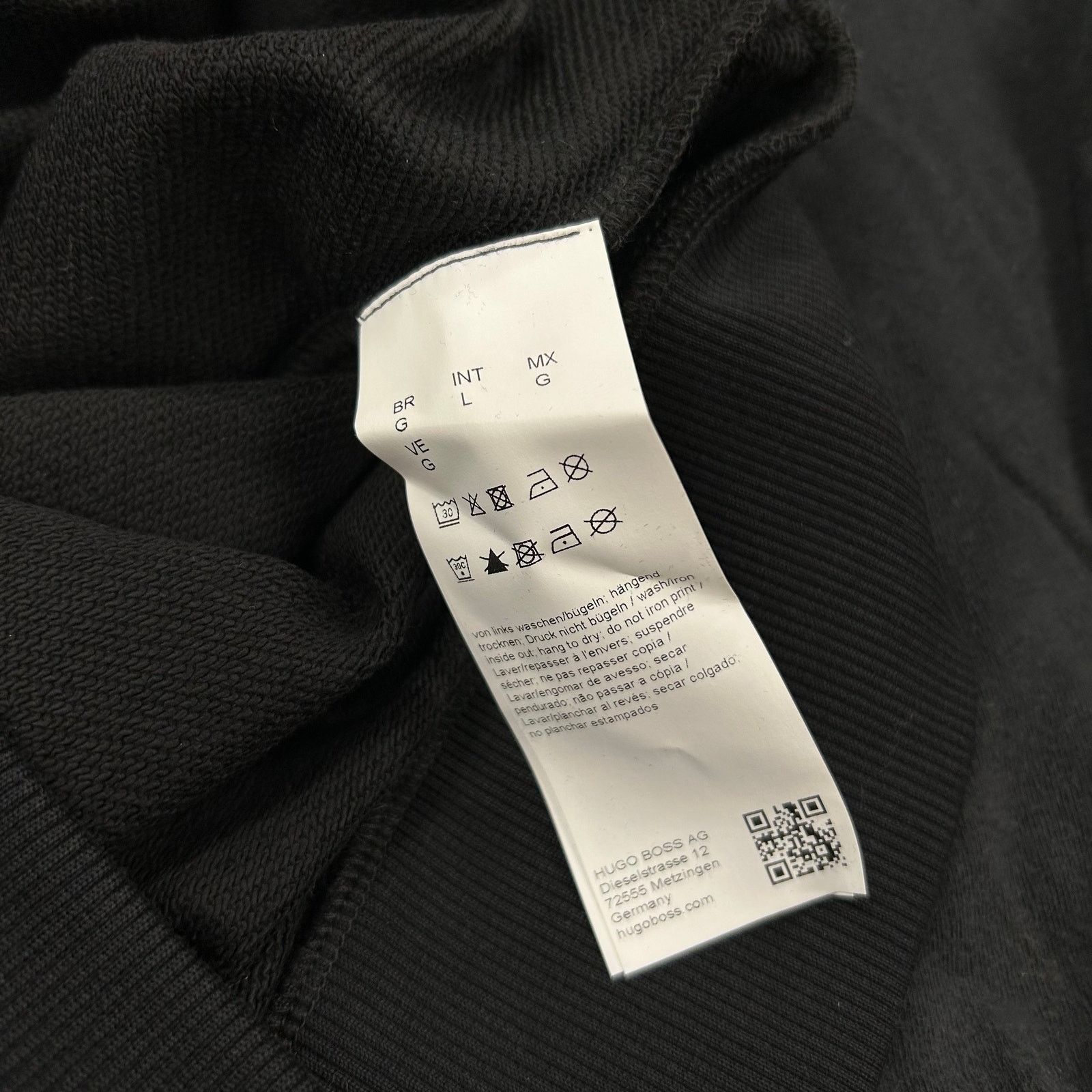 Hugo Boss New Hugo Boss Black Patch Crewneck sweater Pullover Large L Size US L / EU 52-54 / 3 - 6 Thumbnail