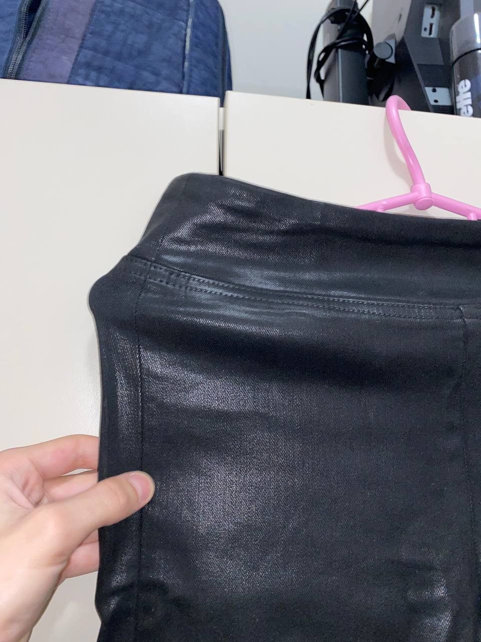 Frame Frame Le Baggy Palazzo leather black trousers Size US 28 / EU 44 - 4 Thumbnail