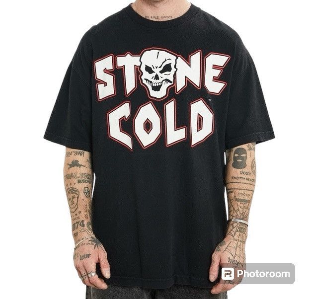 WWE Vintage 2003 Stone Cold Bullet Proof WWE WWF Tshirt Size US L / EU 52-54 / 3 - 1 Thumbnail