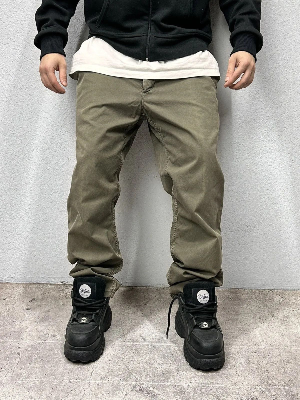 Vintage Brunello Cucinelli Men Leisure Relaxed Cargo Pants Grey XL Size US 34 / EU 50 - 2 Thumbnail