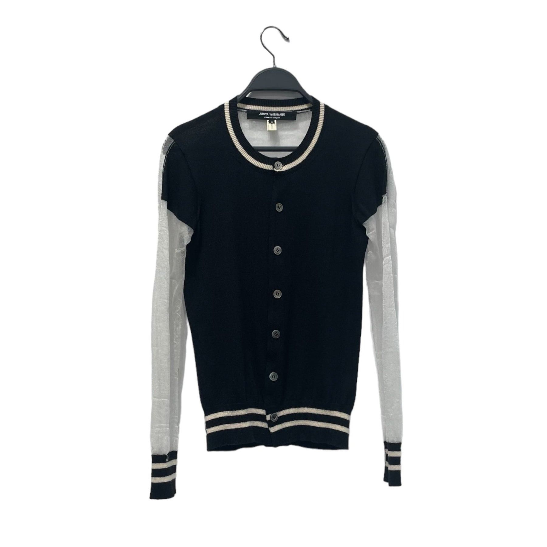 Junya Watanabe Archive Mesh Knit Cardigan Sweater Size S / US 4 / IT 40 - 2 Thumbnail