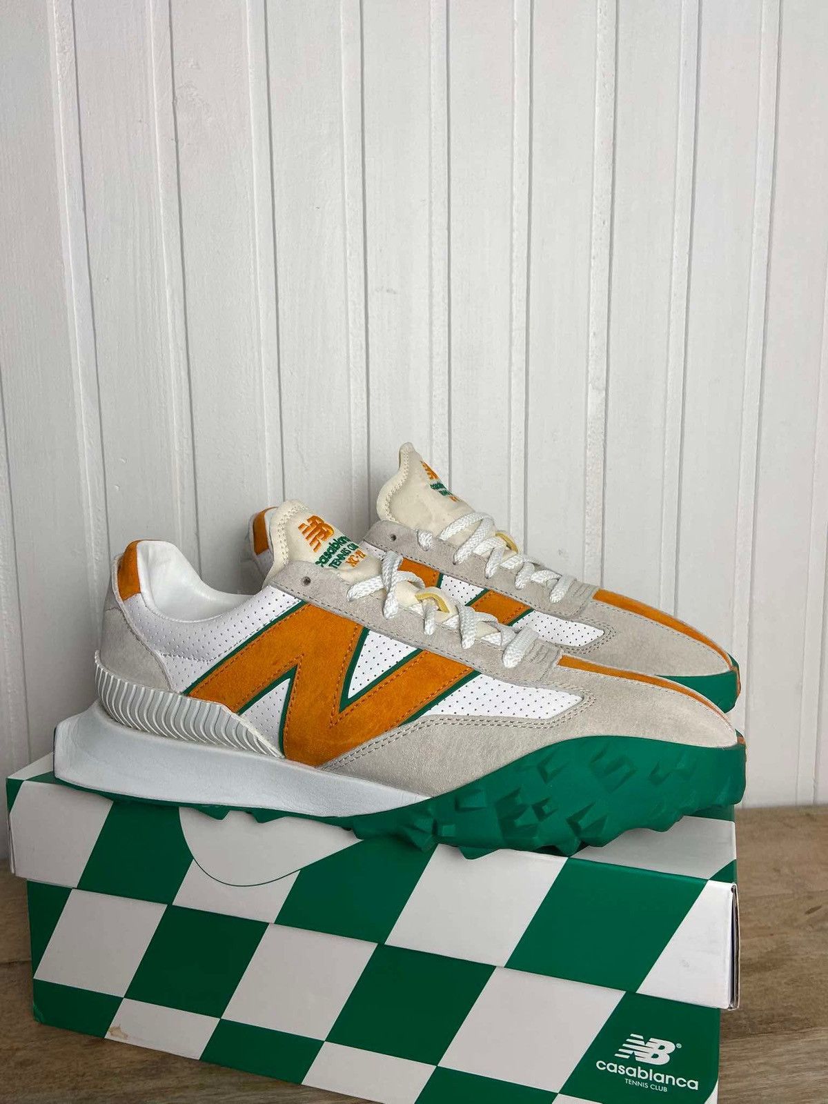 Casablanca × New Balance Used New Balance Casablanca XC-72 Orange Rare size 10,5US Size US 10.5 / EU 43-44 - 1 Thumbnail