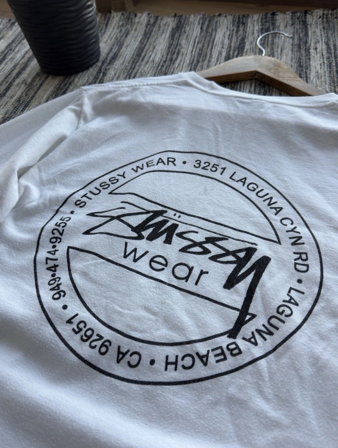 Stussy Stussy Big Logo Classic Y2K White Long Sleeve Size S Men Size US S / EU 44-46 / 1 - 3 Thumbnail