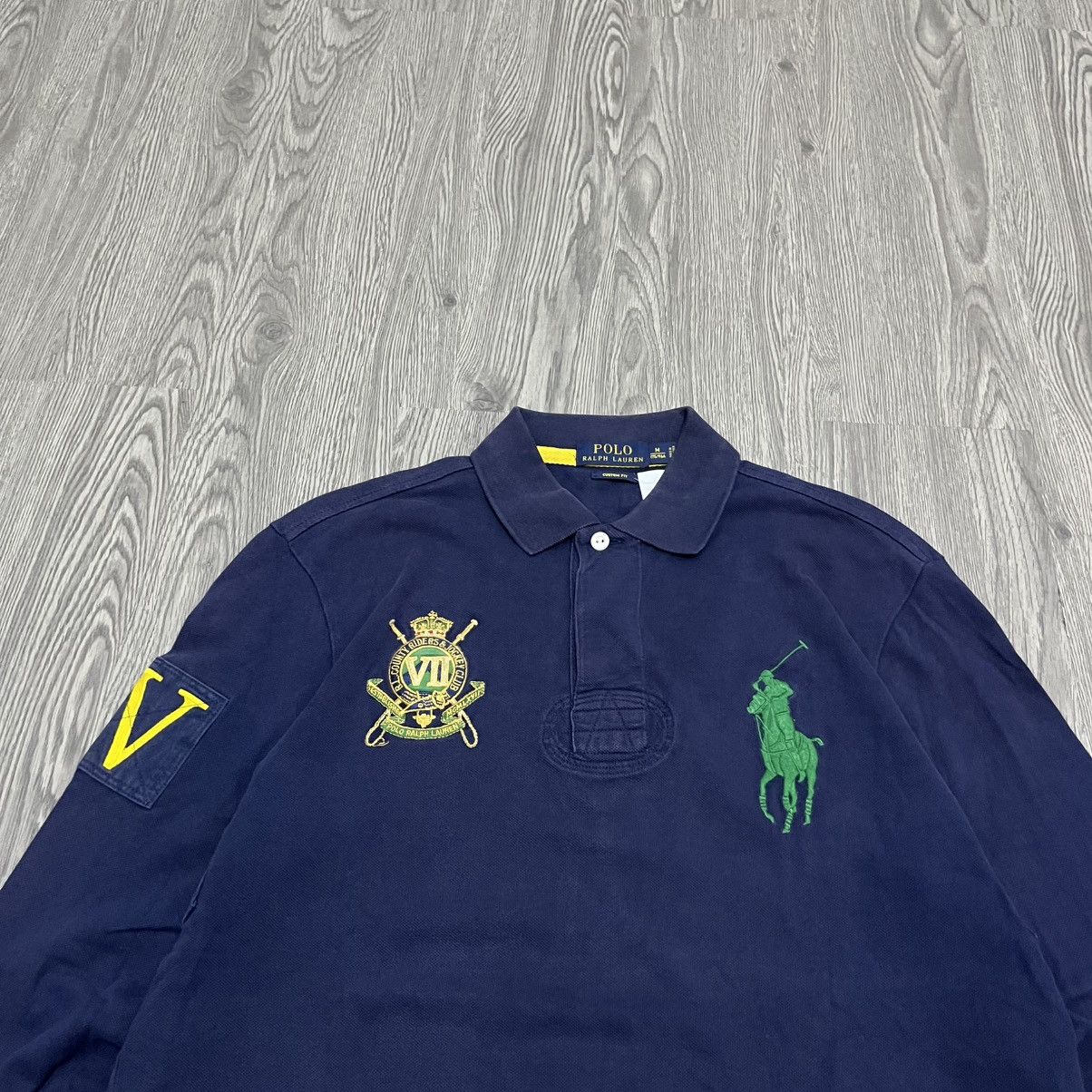 Polo Ralph Lauren Rugby Sleeve Polo Ralph Lauren Big Logo Size US M / EU 48-50 / 2 - 2 Thumbnail
