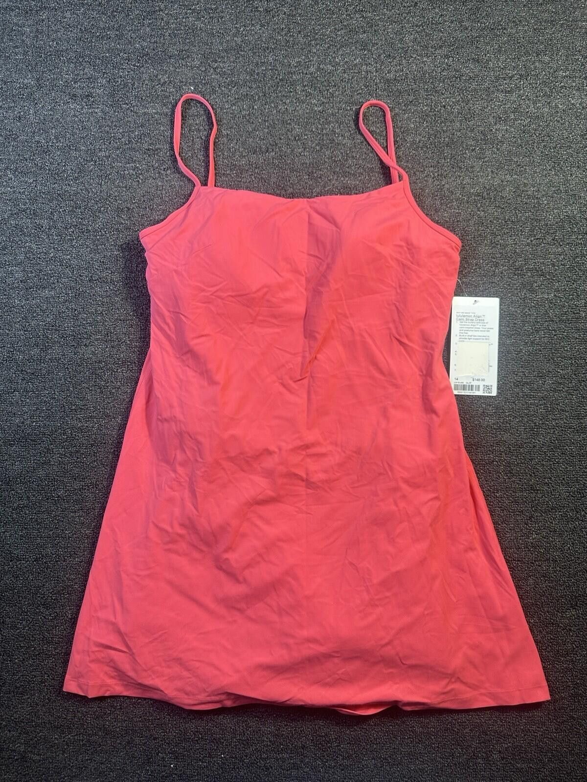 Lululemon Lululemon Align Cami Strap Dress Pink Sz 14 Size 36" / US 14 / IT 50 - 1 Thumbnail