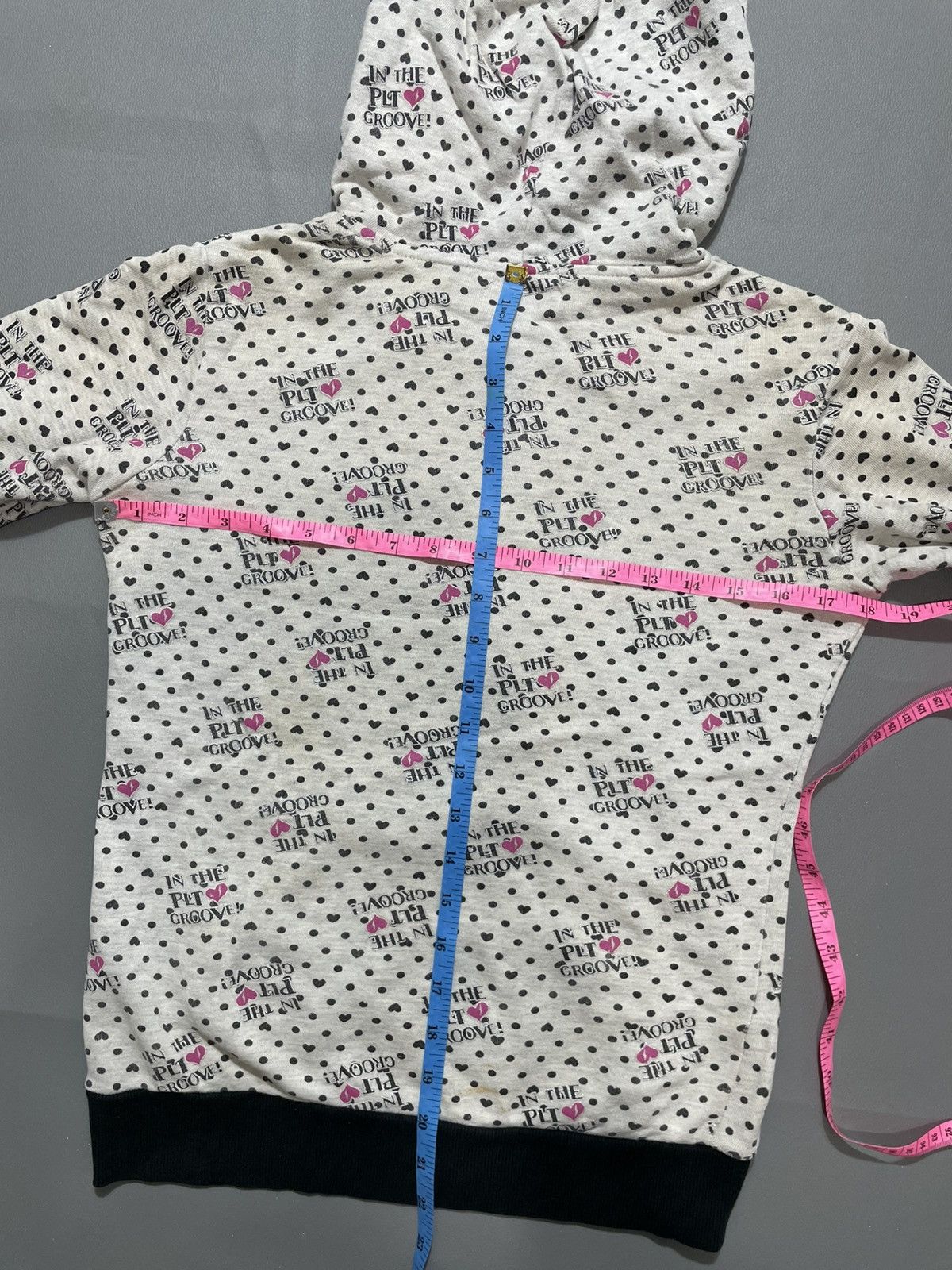 Hysteric Glamour Japanese Pink latte - Poem Love Hoodie Size S / US 4 / IT 40 - 6 Thumbnail