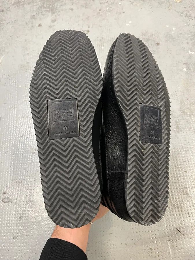Marithe + Francois Girbaud Marithé + François Girbaud Ker Leather Laced Black Shoes Size US 8 / EU 41 - 5 Thumbnail