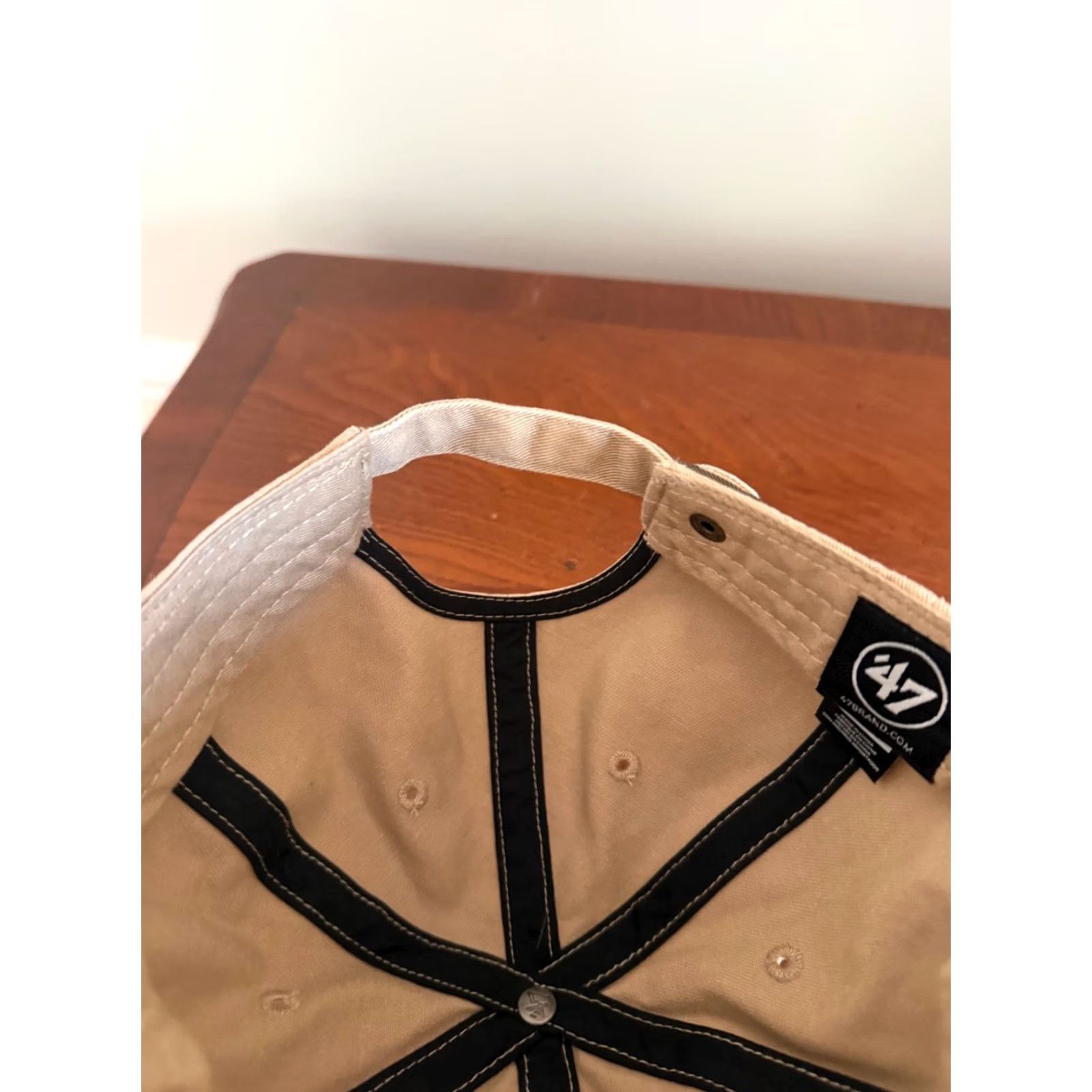 Jeep VINTAGE Jeep Hat ’47 Brand OSFA Tan Strapback Adjustable Wrangler NEW Casual Unisex Adults Baseball Cap Brown Cotton Retro 80s Cars Outdoor Theme Size ONE SIZE - 5 Thumbnail