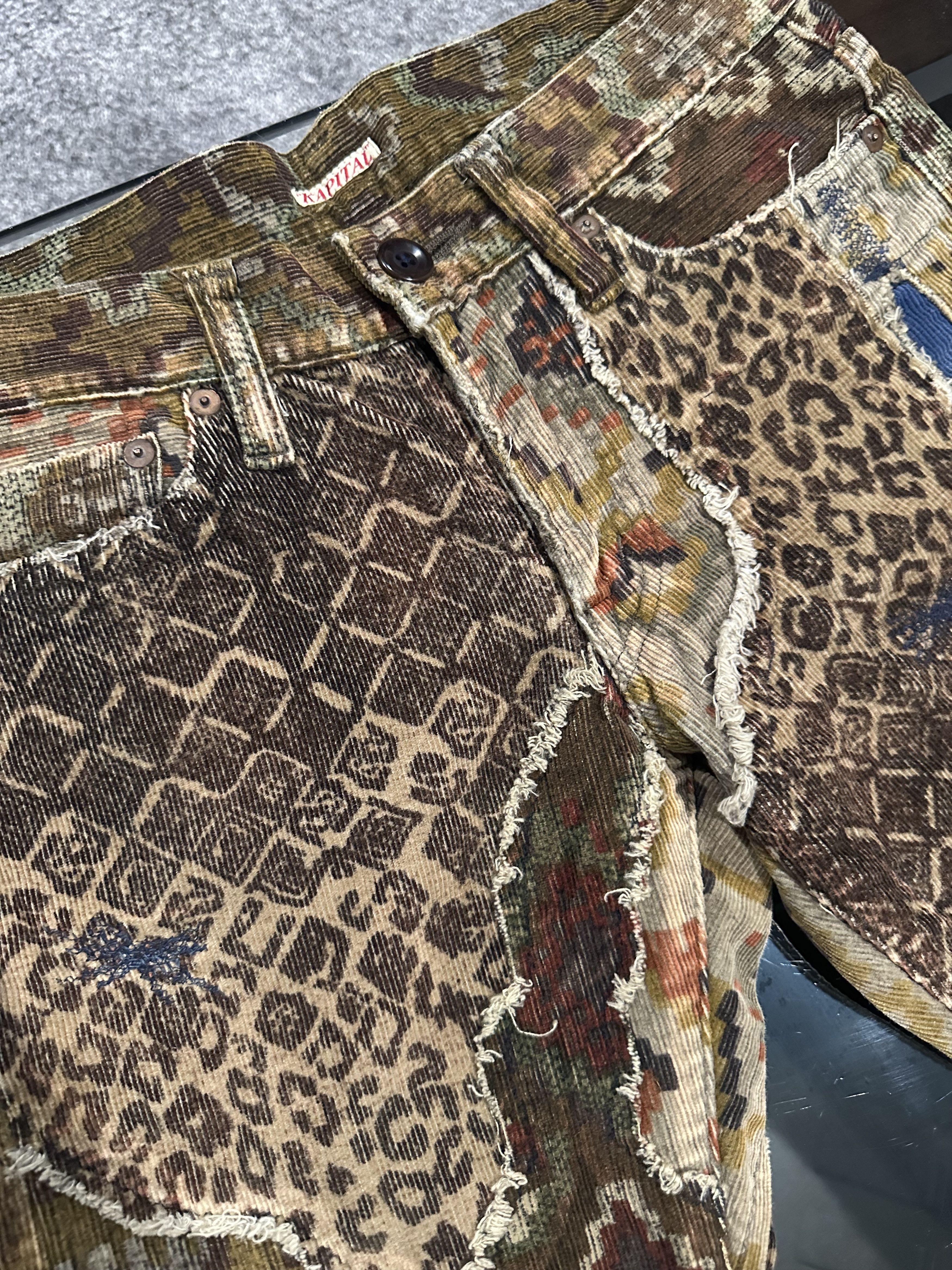 Kapital Repaired Corduroy Patchwork Denim BNWT Size US 28 / EU 44 - 5 Thumbnail