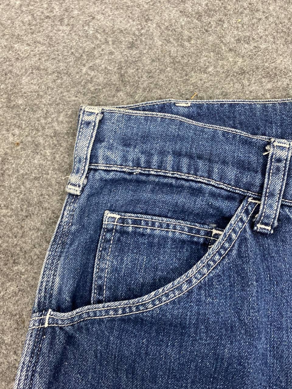Japanese Brand back number washi denim carpenter pants nice design Size US 30 / EU 46 - 6 Thumbnail