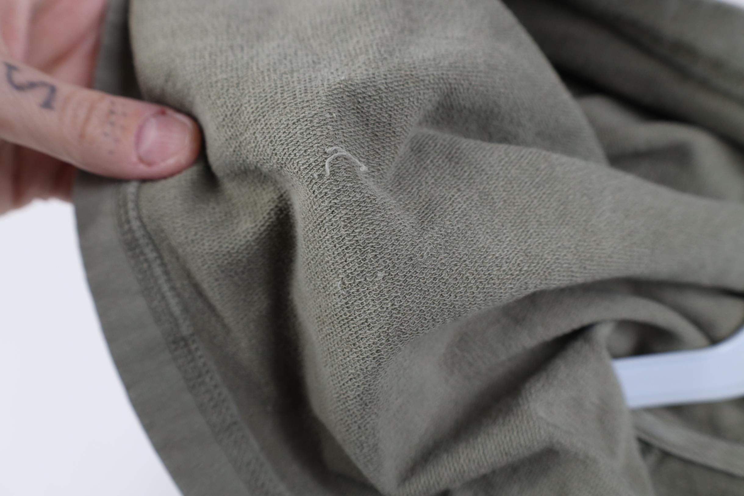 Vintage Vintage 90s Satori French Terry 1/4 Zip Hoodie Green USA Size M / US 6-8 / IT 42-44 - 6 Thumbnail