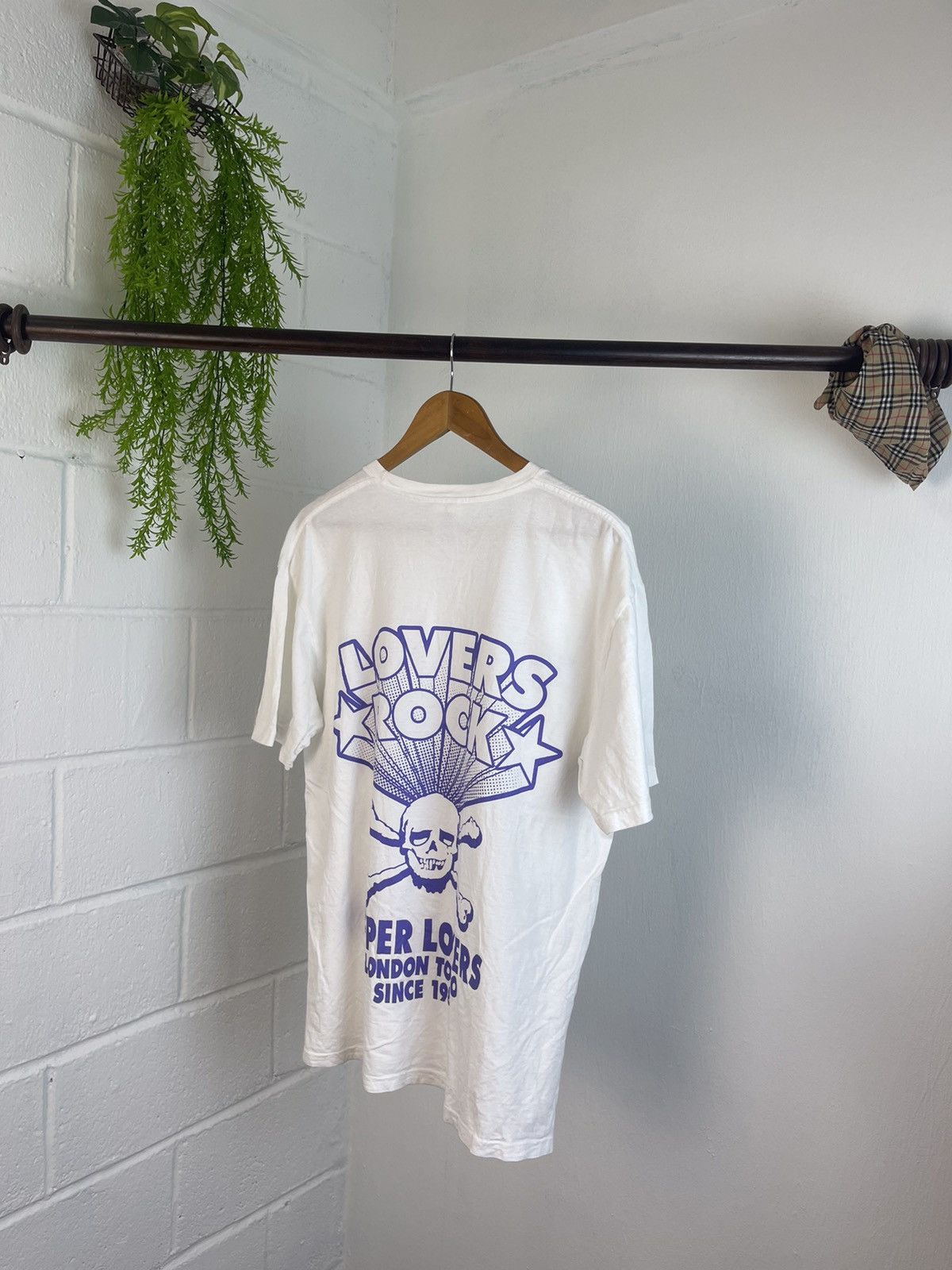 Hysteric Glamour 2000s Lover Rock Super Lovers Purple Print Tee b2 Size US L / EU 52-54 / 3 - 6 Thumbnail