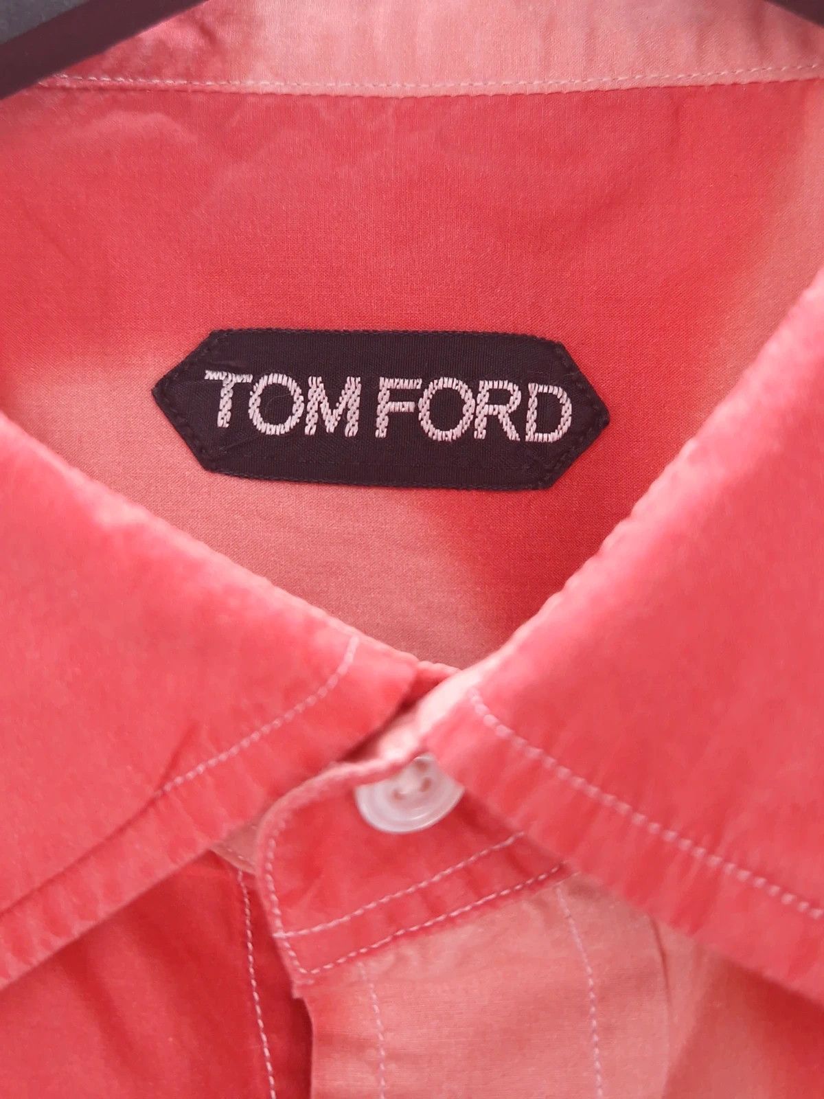 Tom Ford Tom Ford Wave Print Shirt Avant Garde Luxury Size US L / EU 52-54 / 3 - 3 Thumbnail