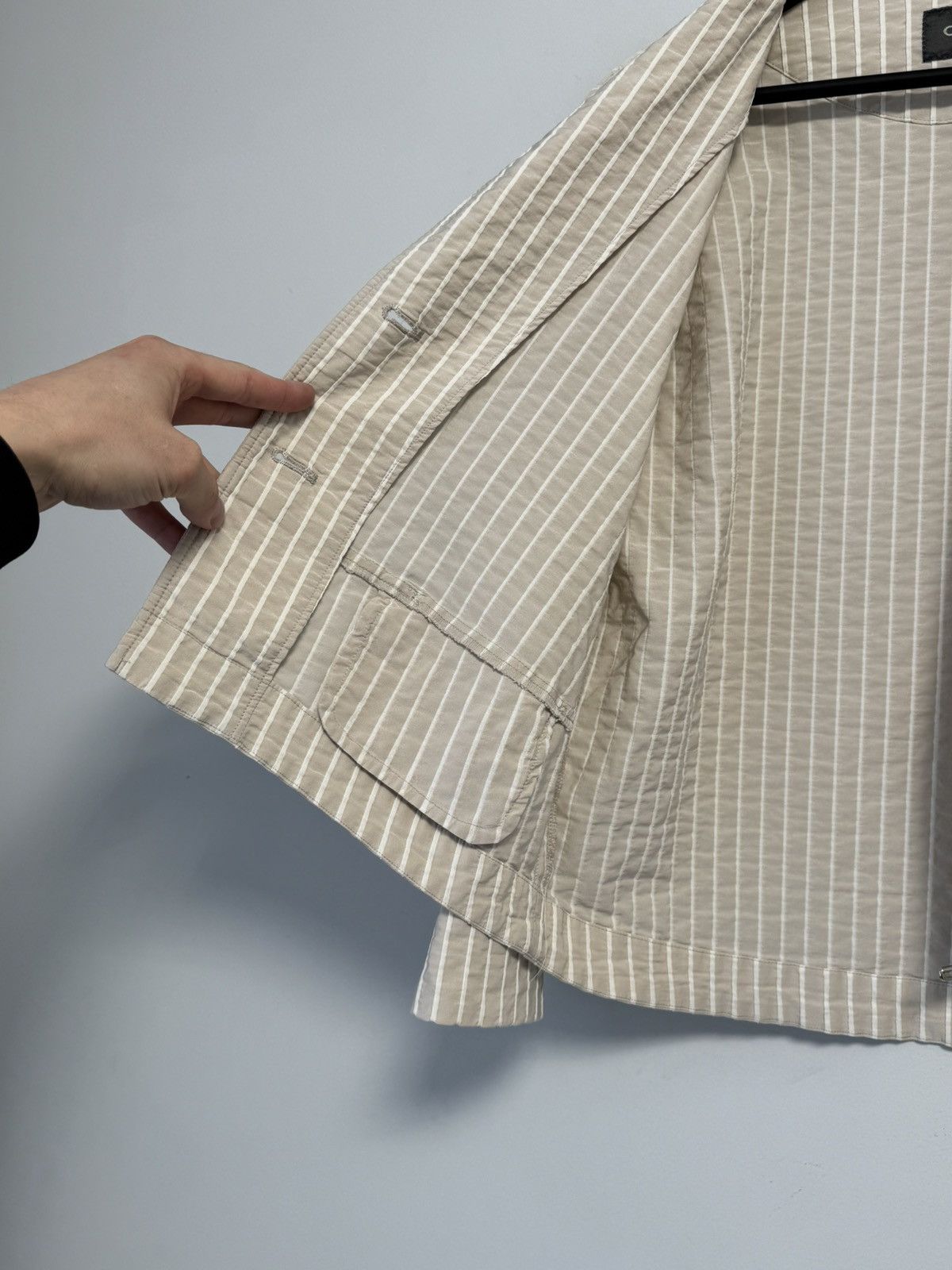 OSKA Oska Rare Oversized Striped Button Pocket Blazer Jacket Sz 1 Size M / US 6-8 / IT 42-44 - 9 Thumbnail