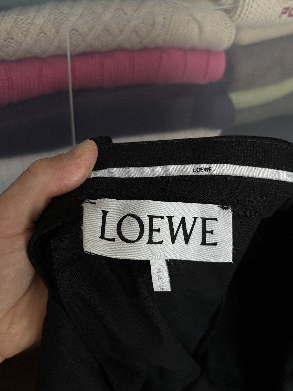 Designer × Loewe Loewe Luxury Wool Pants Size 34" / US 12 / IT 48 - 12 Thumbnail