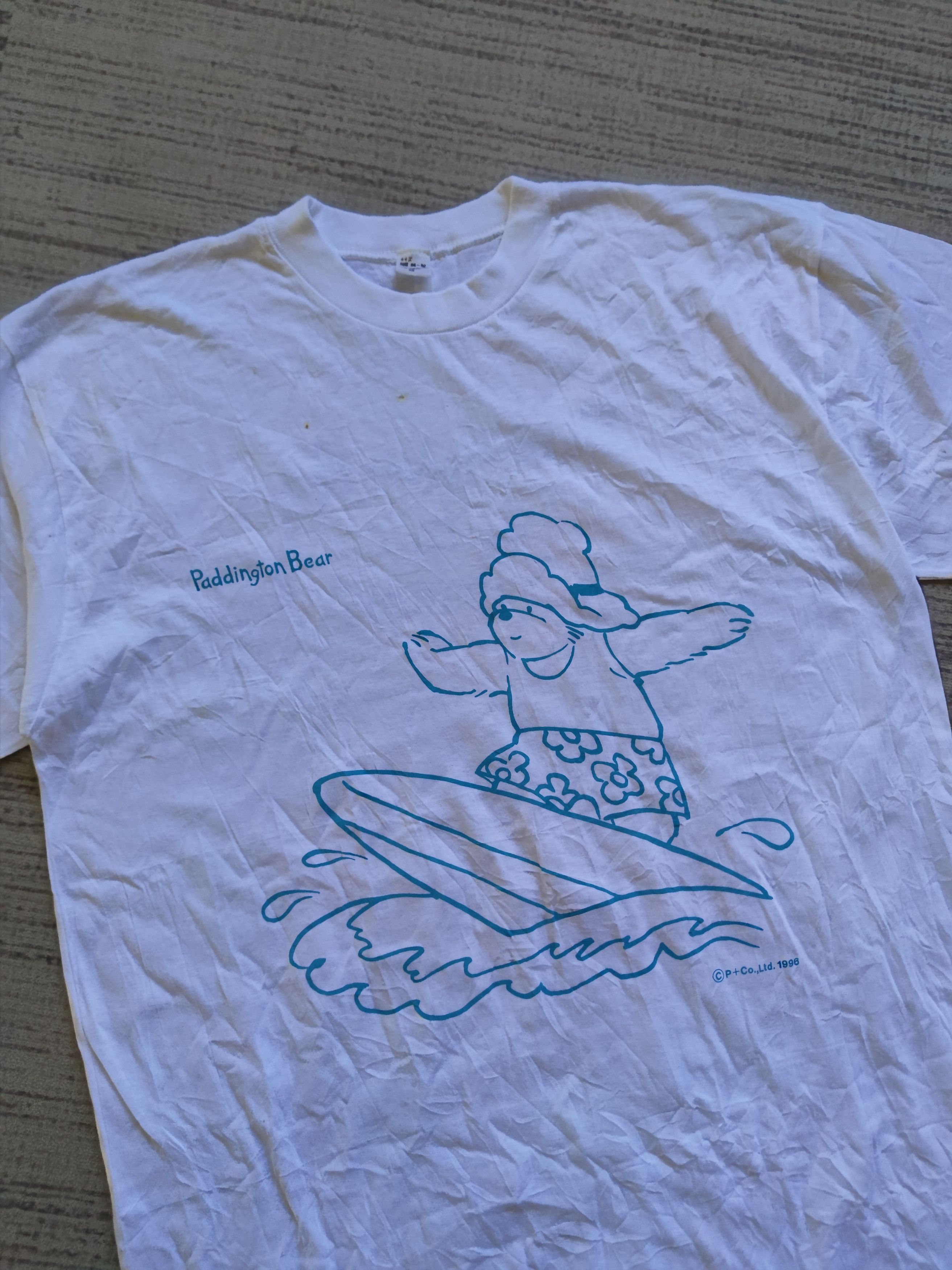 Vintage Vintage 1996 Paddington Bear in Summer T Shirt Size US M / EU 48-50 / 2 - 6 Thumbnail