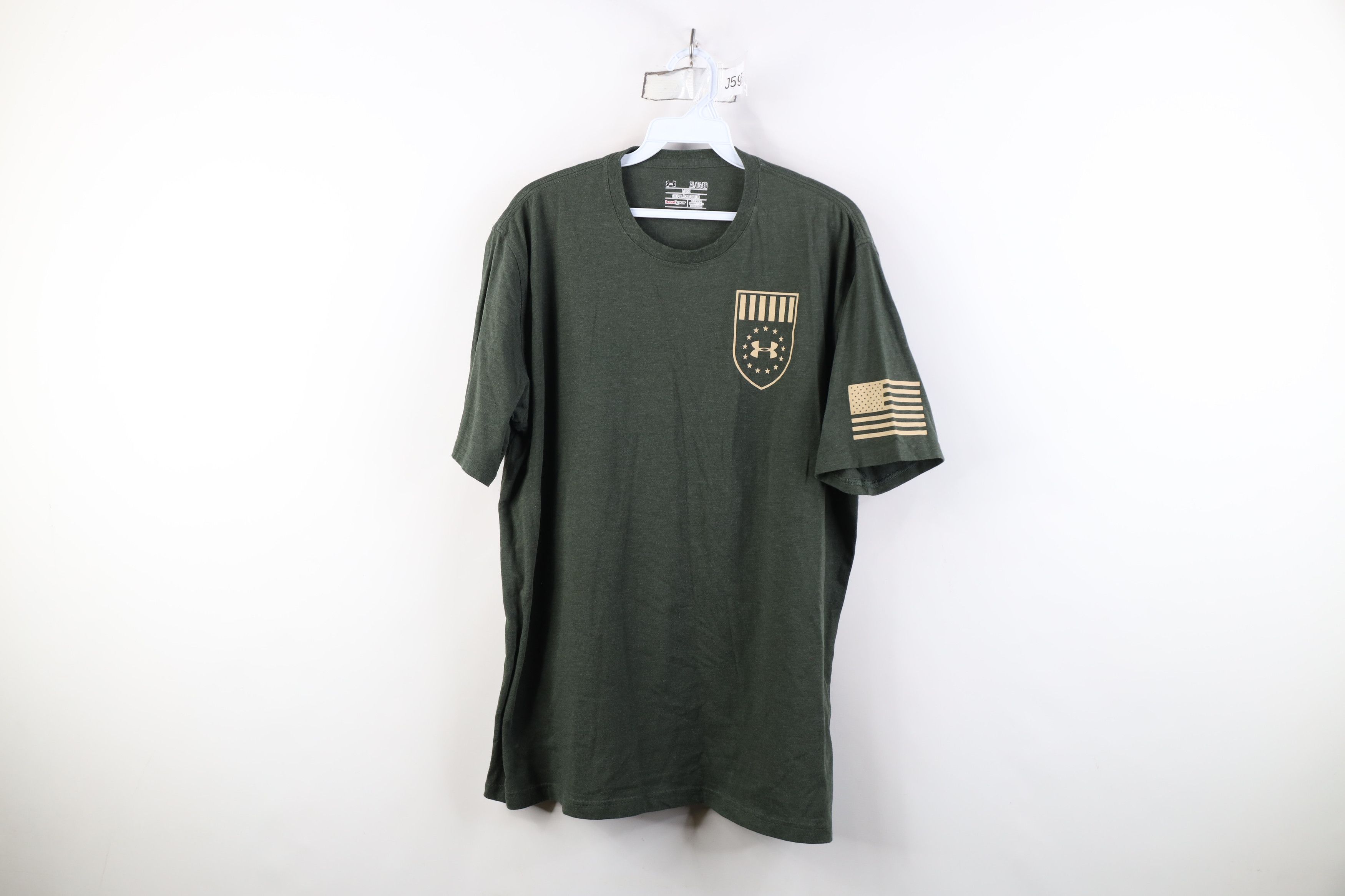 Under Armour Under Armour Military Freedom Short Sleeve T-Shirt Green Size US XL / EU 56 / 4 - 1 Thumbnail