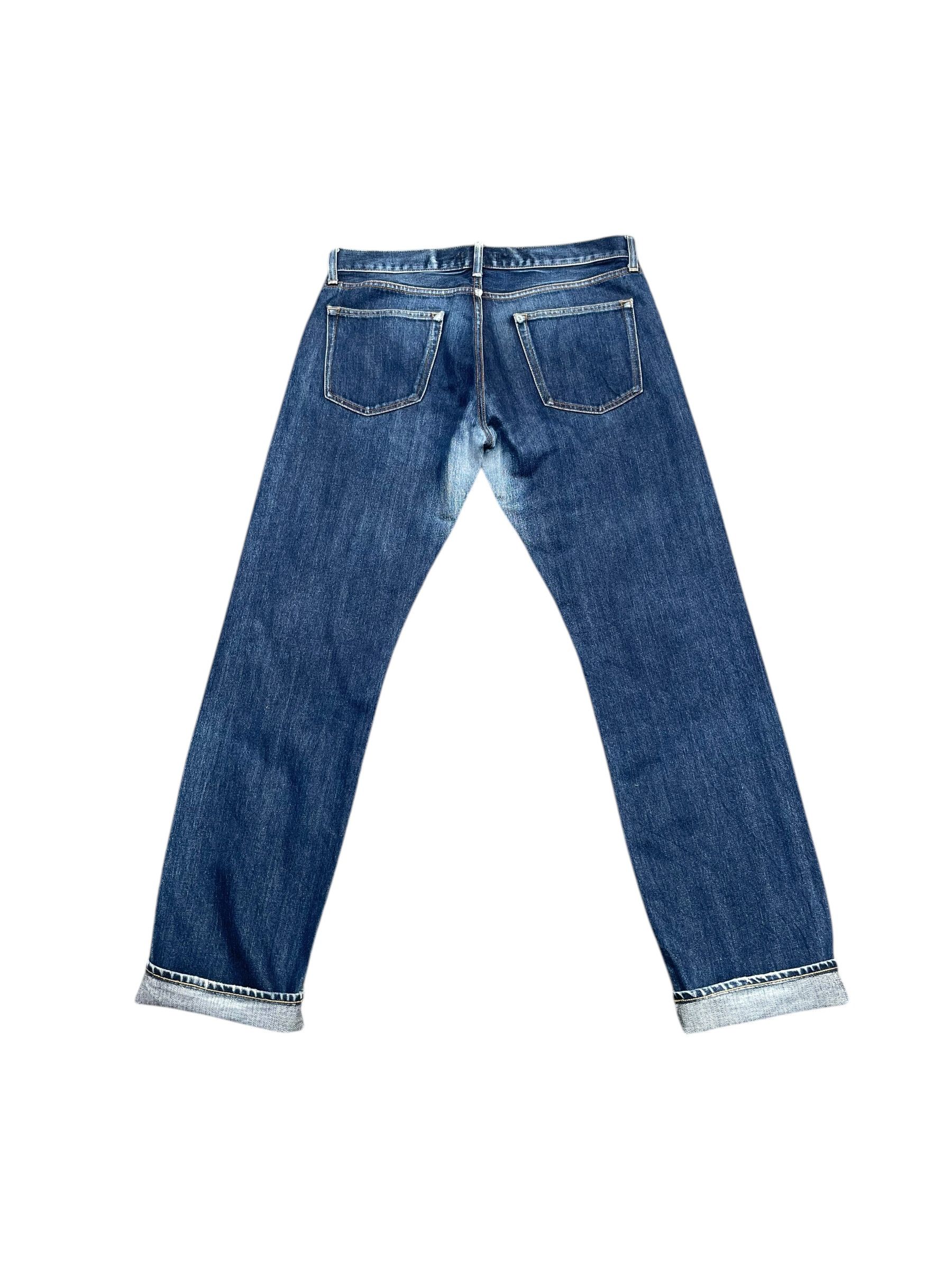 Japanese Brand Uniqlo Kaihara Redline Selvedge Denim Size US 35 - 7 Thumbnail