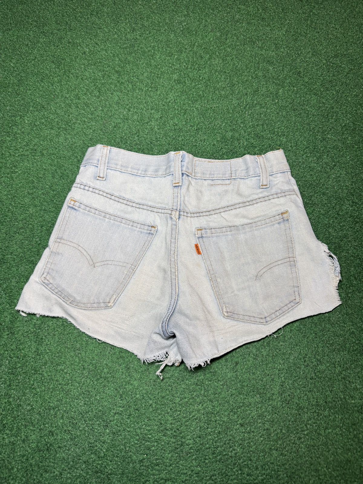 Levi's Vintage Clothing Levis Cutoff Jorts 28 Light Wash Distressed Denim Shorts Size 28" / US 6 / IT 42 - 1 Thumbnail