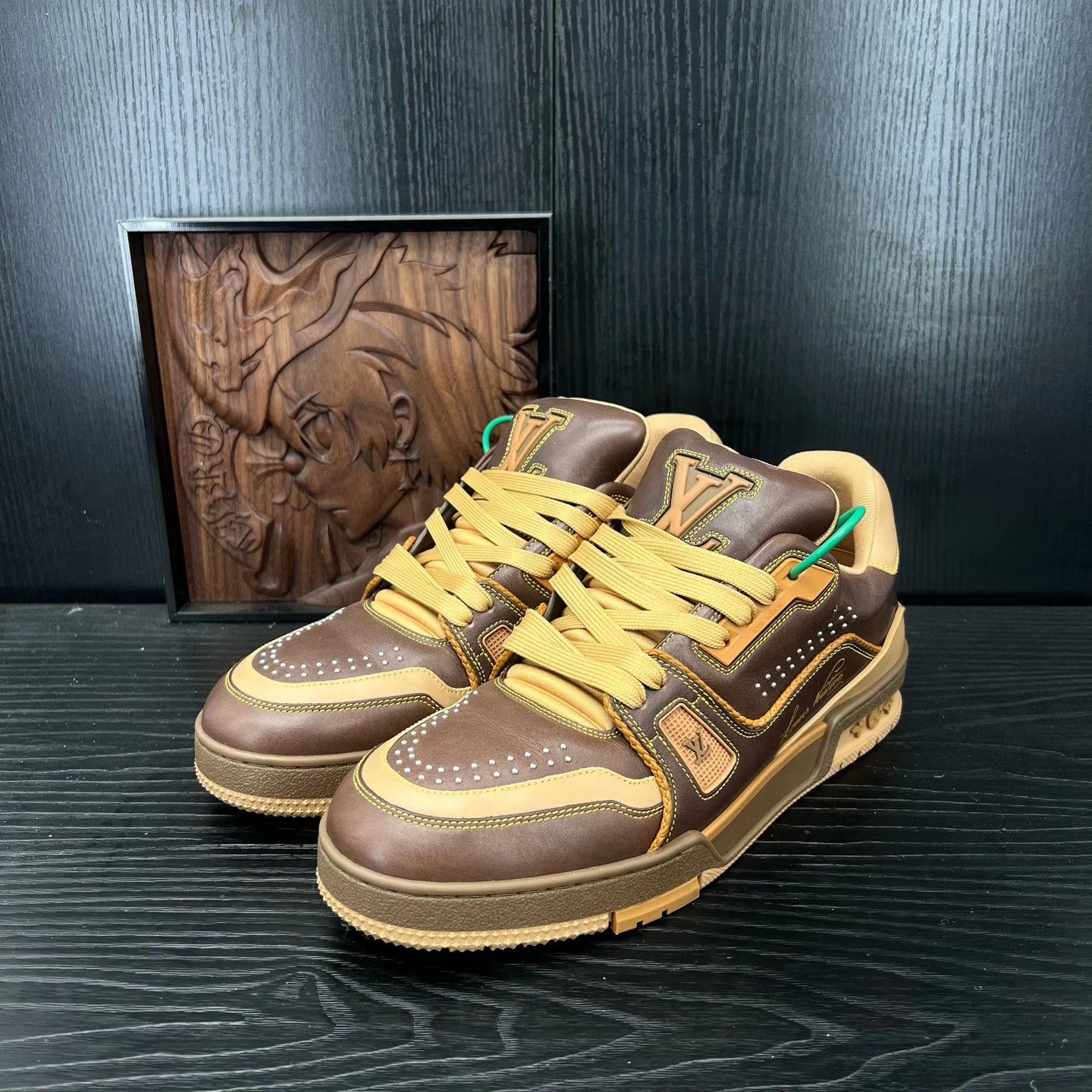 Louis Vuitton Louis Vuitton Trainer Brown Riveted 41 Size US 8 / EU 41 - 1 Thumbnail
