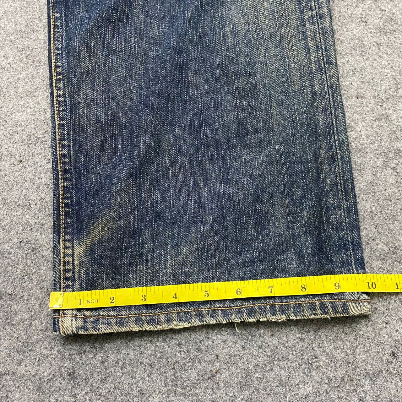 Levi's 💥Rare💥Vintage 90S Levis 503 Big Size Distressed Denim Size US 41 - 6 Thumbnail