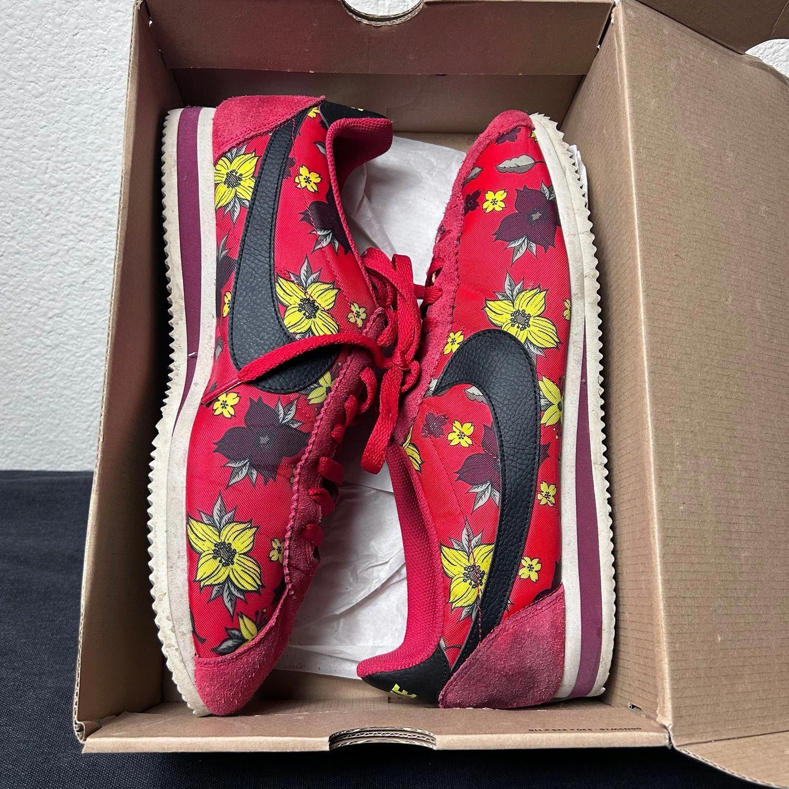 Nike Nike Classic Cortez Nylon QS “Floral” – University Red Size US 12 / EU 45 - 9 Thumbnail
