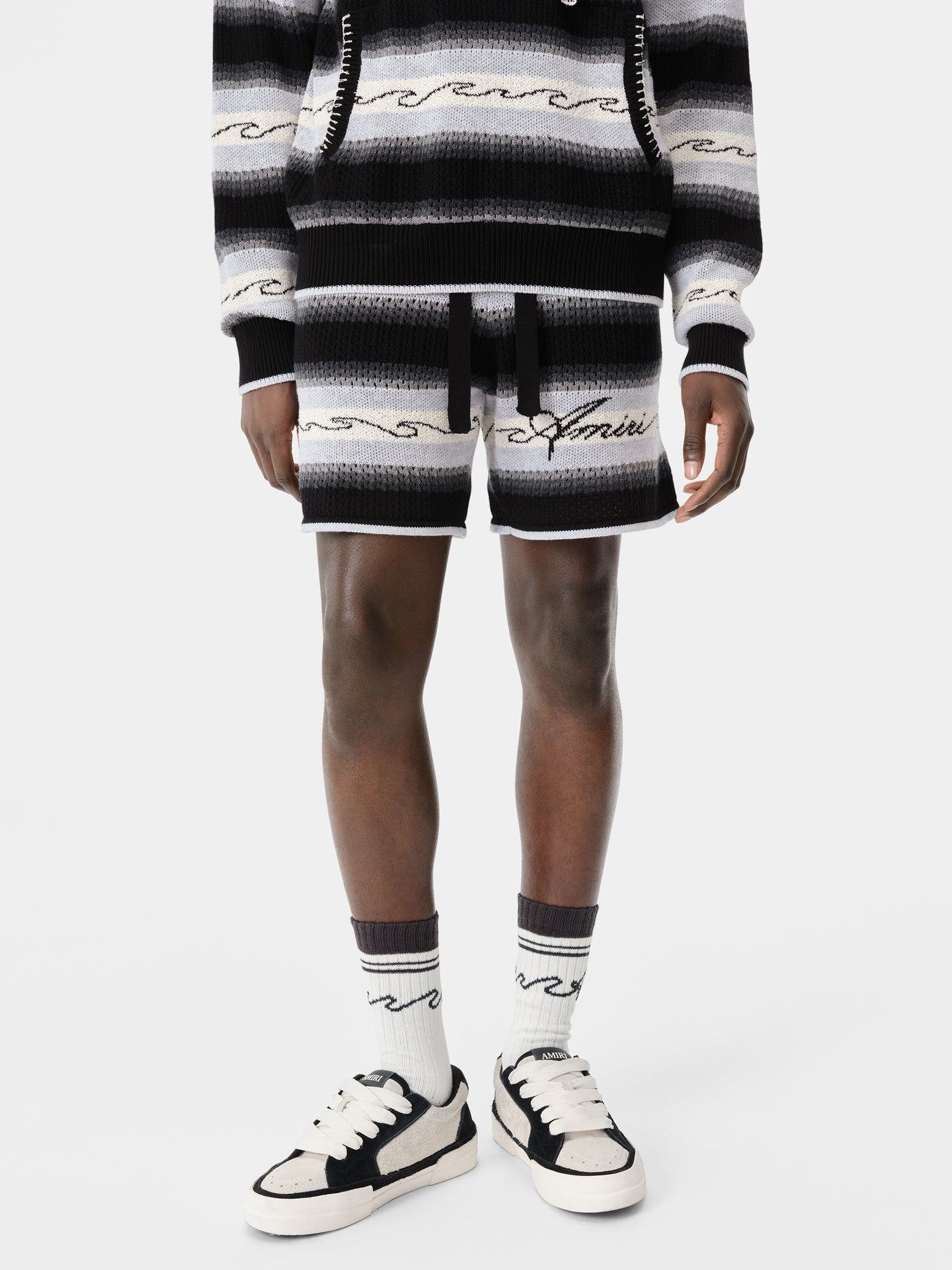 Amiri o1orln1025 Wave Baja Stripe Shorts in Multicolor Size US 36 / EU 52 - 4 Thumbnail