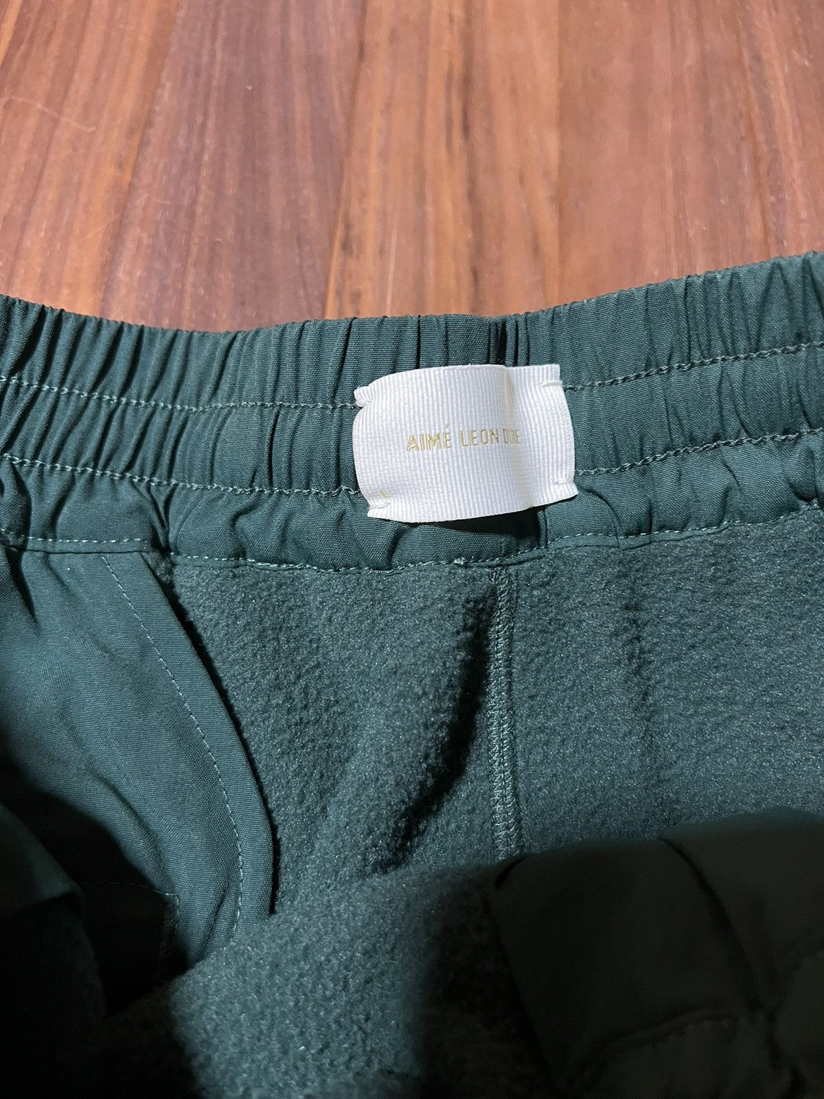 Aime Leon Dore Aime Leon Dore ALD Green Fleece Unisphere Sweatpants Large Size US 34 / EU 50 - 4 Thumbnail