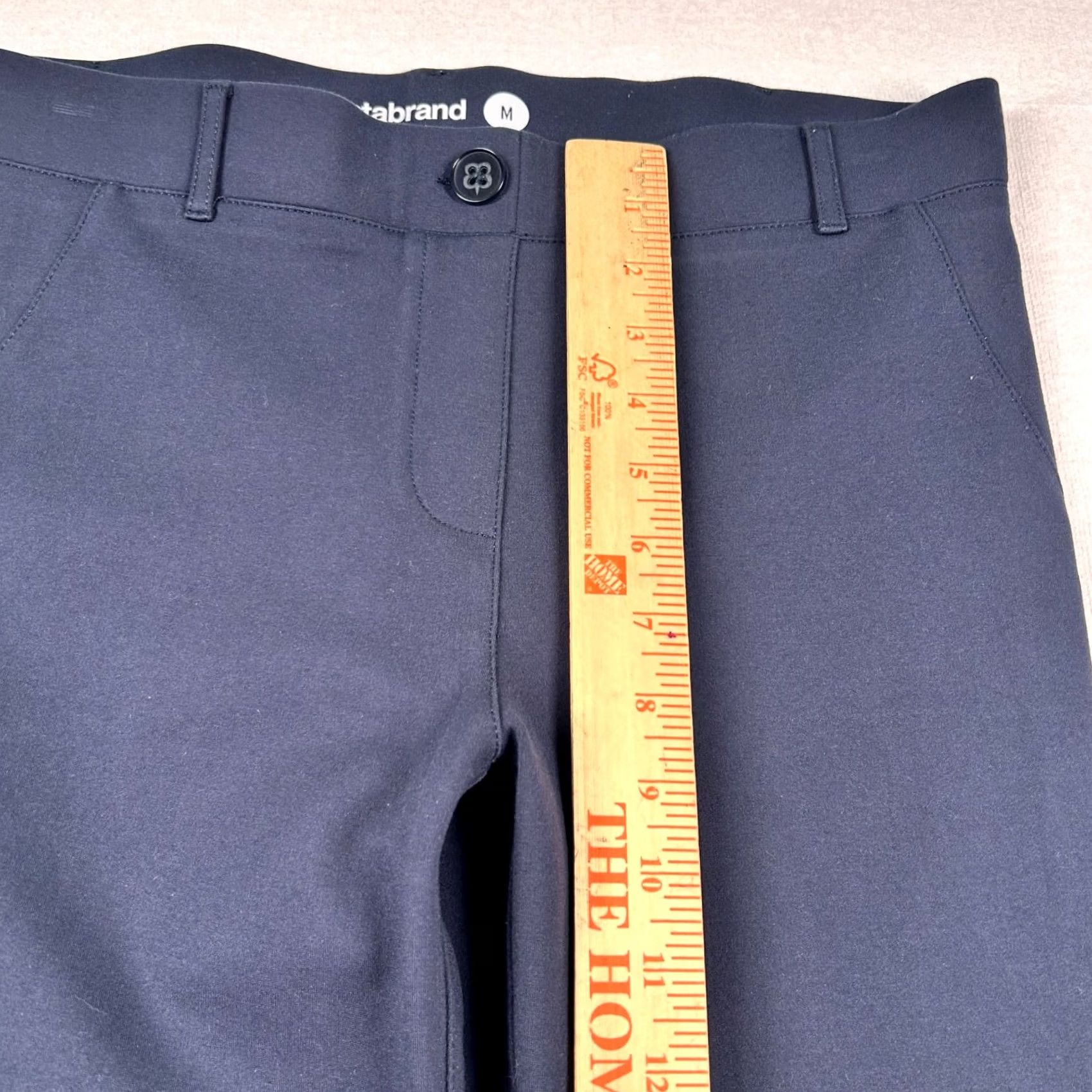 Vintage Betabrand Dress Womens M Pants Pant Yoga DPYP Navy Stretch Straight Pull Size 32" / US 10 / IT 46 - 7 Thumbnail