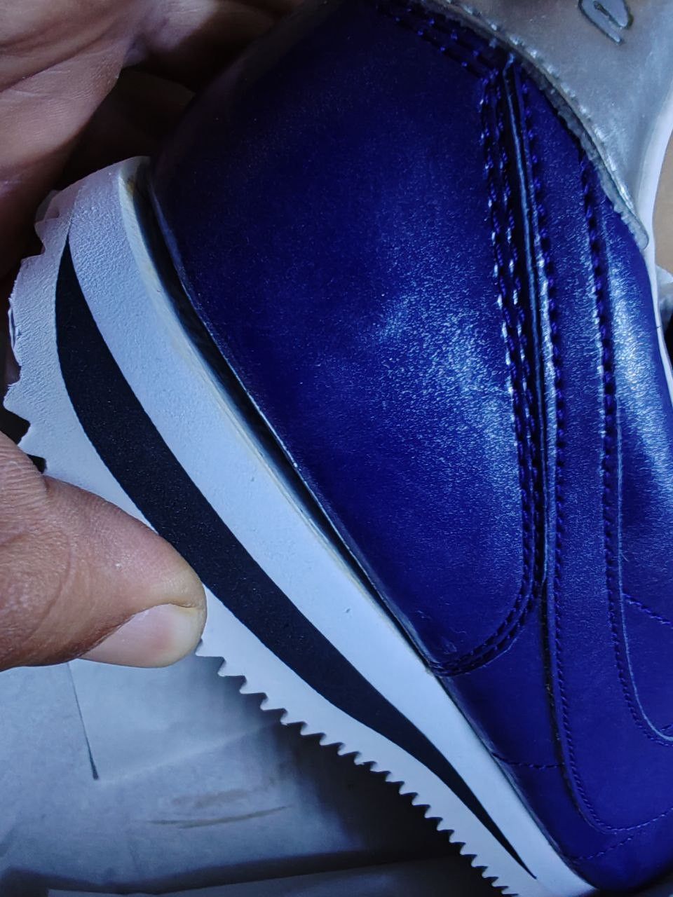 Nike Nike Cortez Basic Premium Qs Sneakers Blue Size US 8.5 / EU 41-42 - 13 Thumbnail