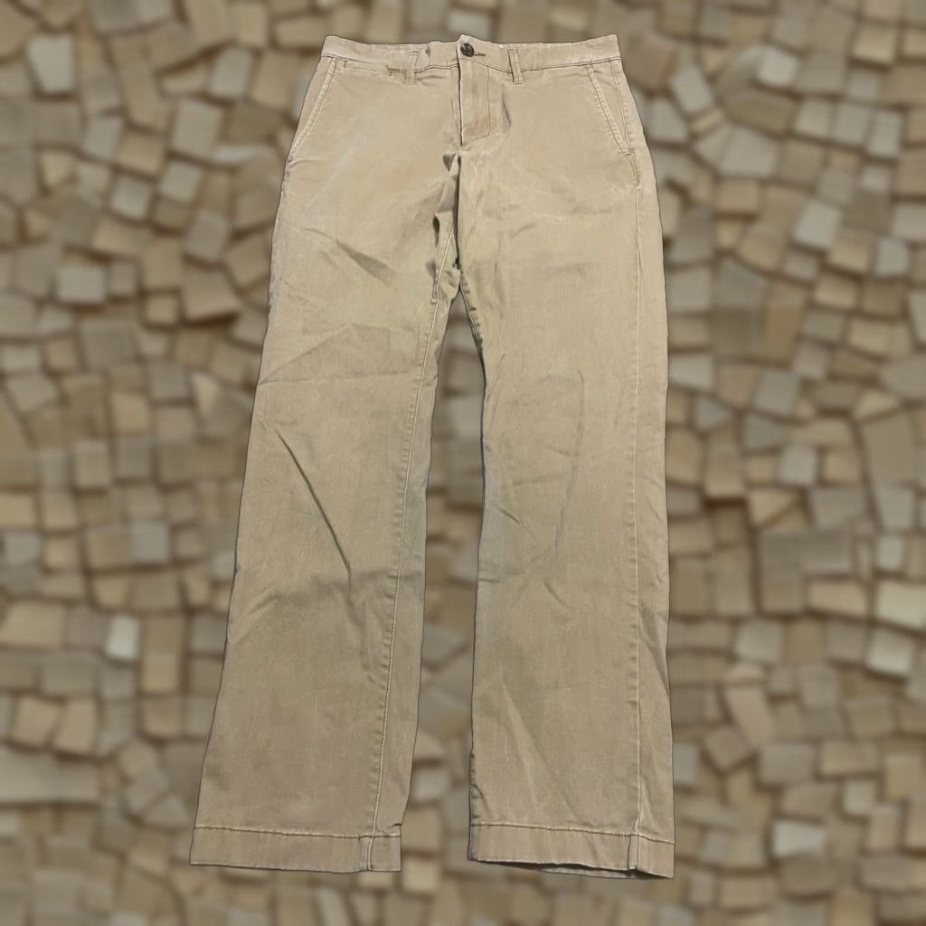 Vintage Goodfellow & Co. Pants, Men's Size 30x30, Khaki Beige Hennepin Chino Slim Flat Front Size US 30 / EU 46 - 1 Thumbnail